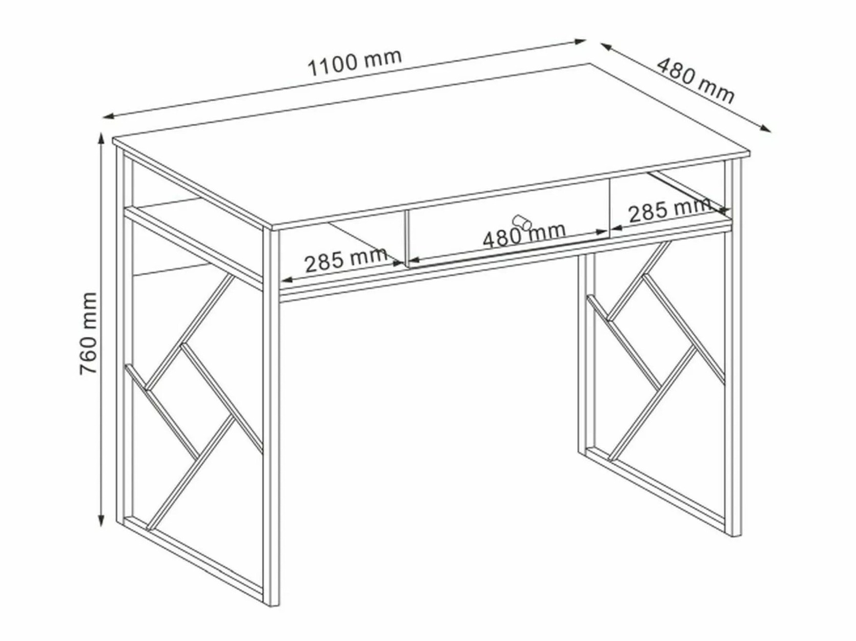 Kirjutuslaud Detroit 217