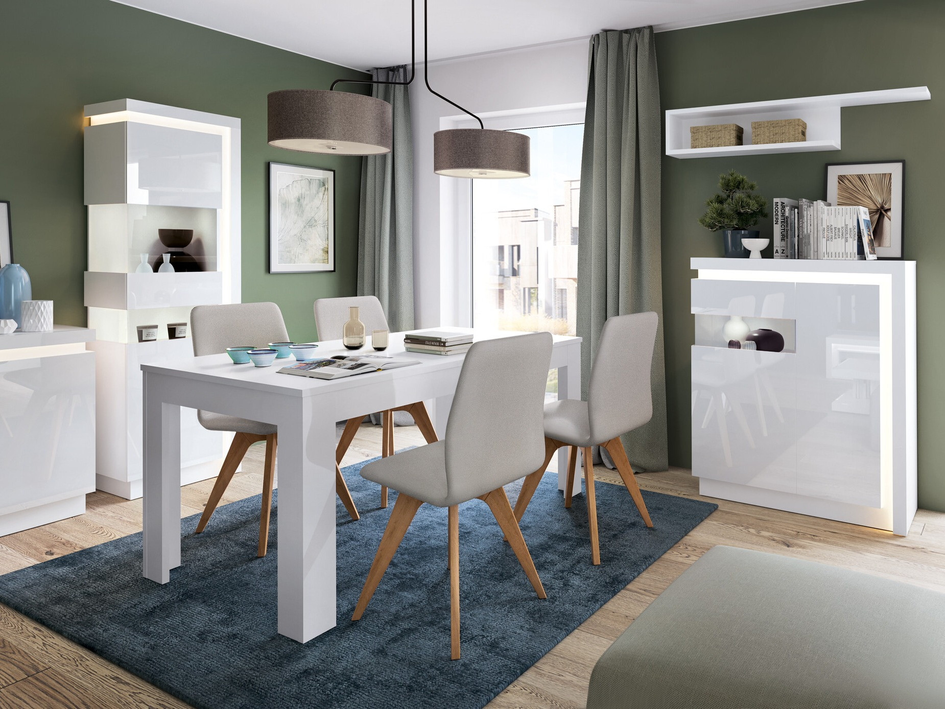 Kapp Feldeli 112 (Valge + Läikiv valge)