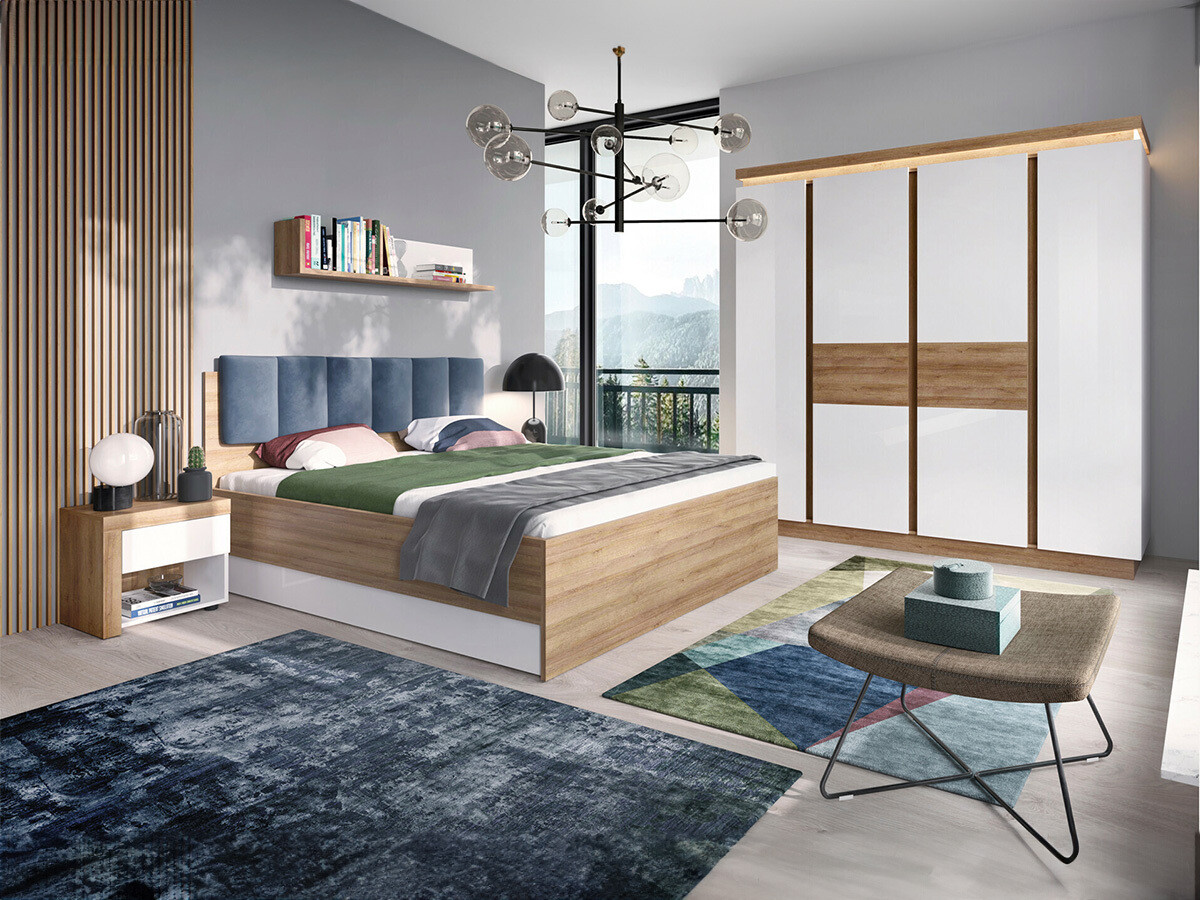 Öökapp Feldeli 113 (Riviera tamm + Läikiv valge)