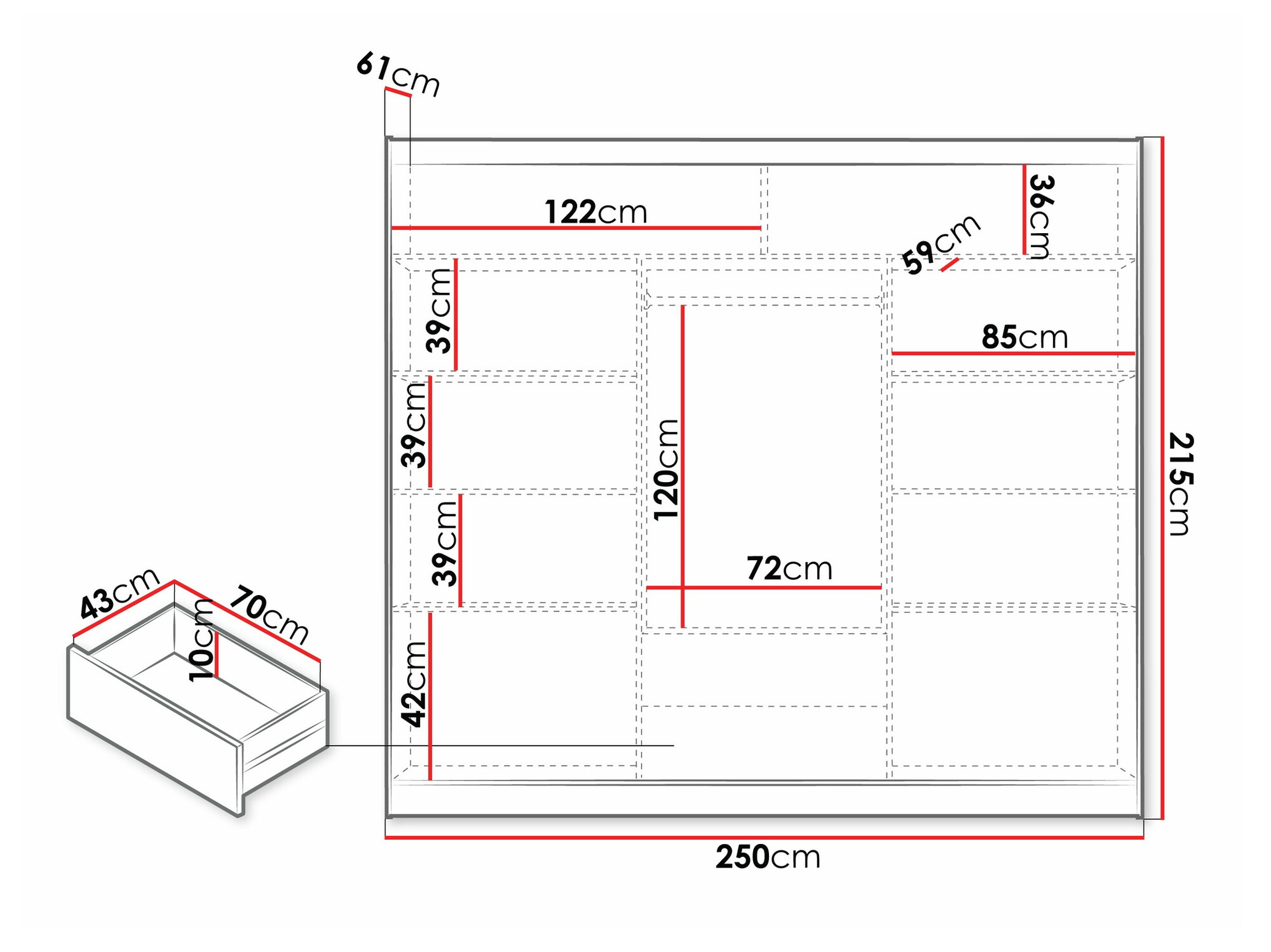 Riidekapp Honolulu 233