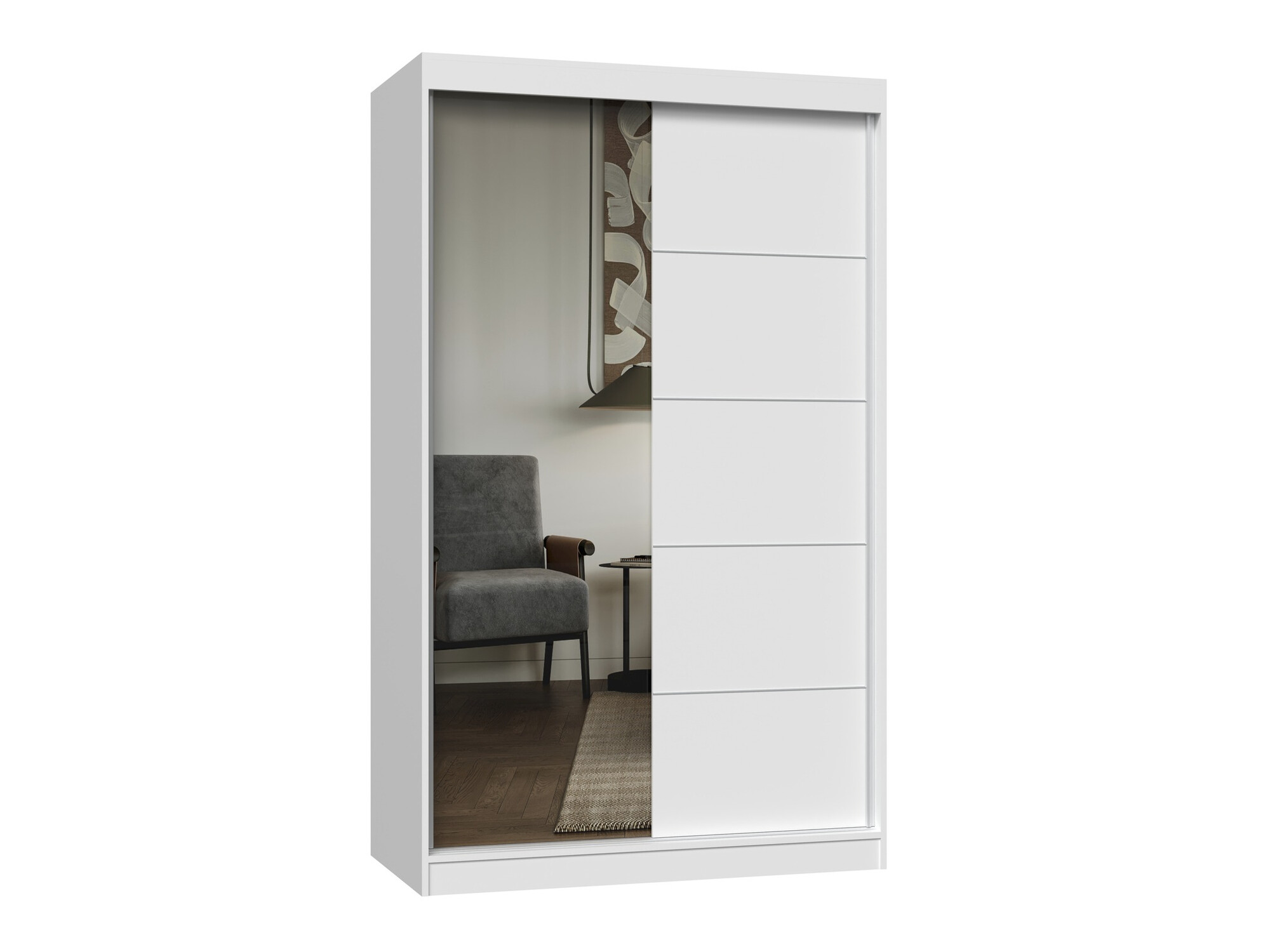 Riidekapp Mandeville 157 (Valge)