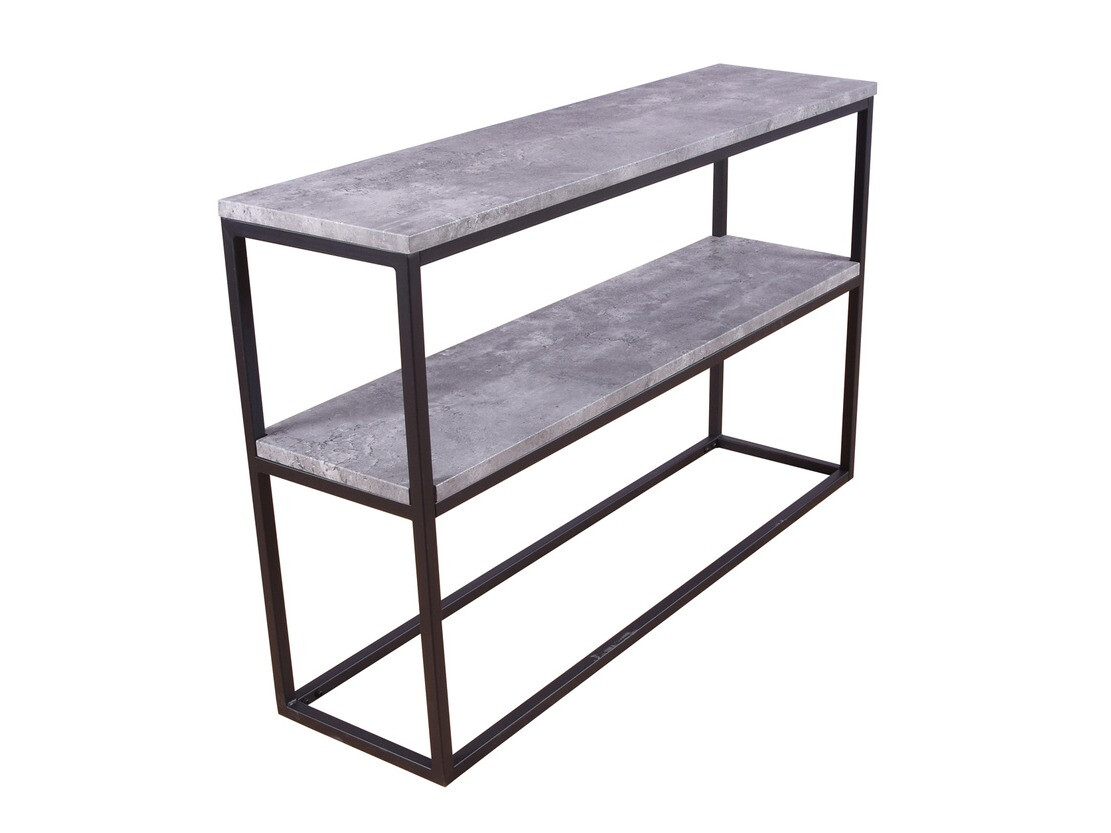 Konsoollaud Dallas 2521 (Betoon + Must)