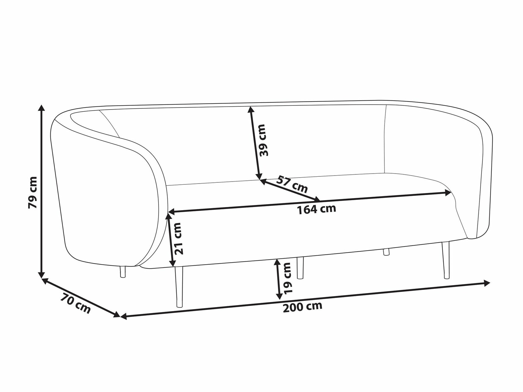 Diivan Berwyn 2044 (Must)