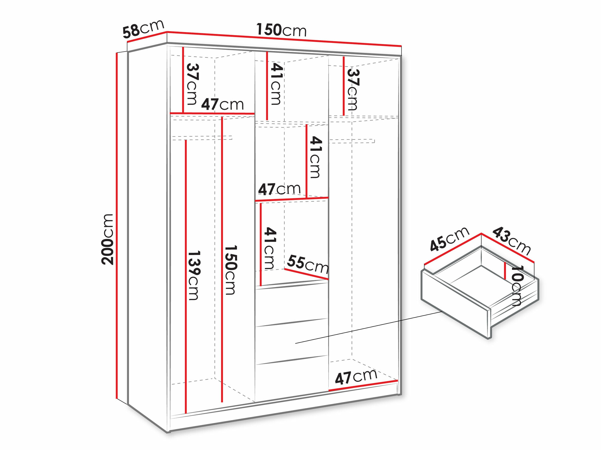 Riidekapp Collis I (Wotani tamm + Must)