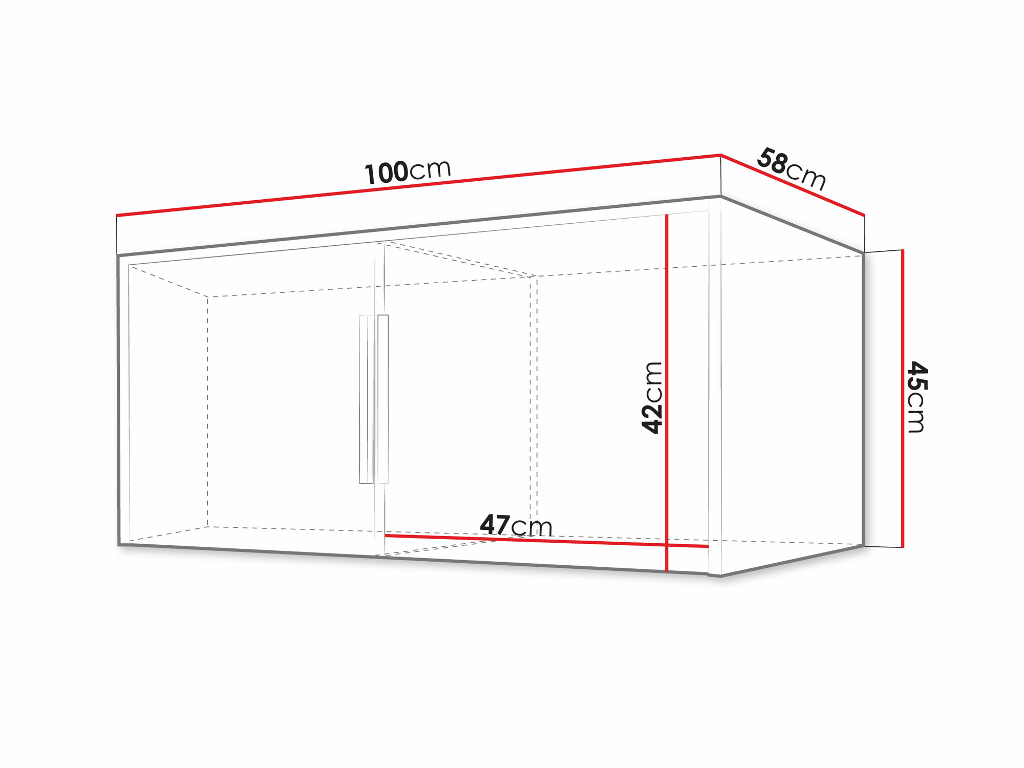 Riidekapp Enolevo 104 (Wotani tamm + Must)