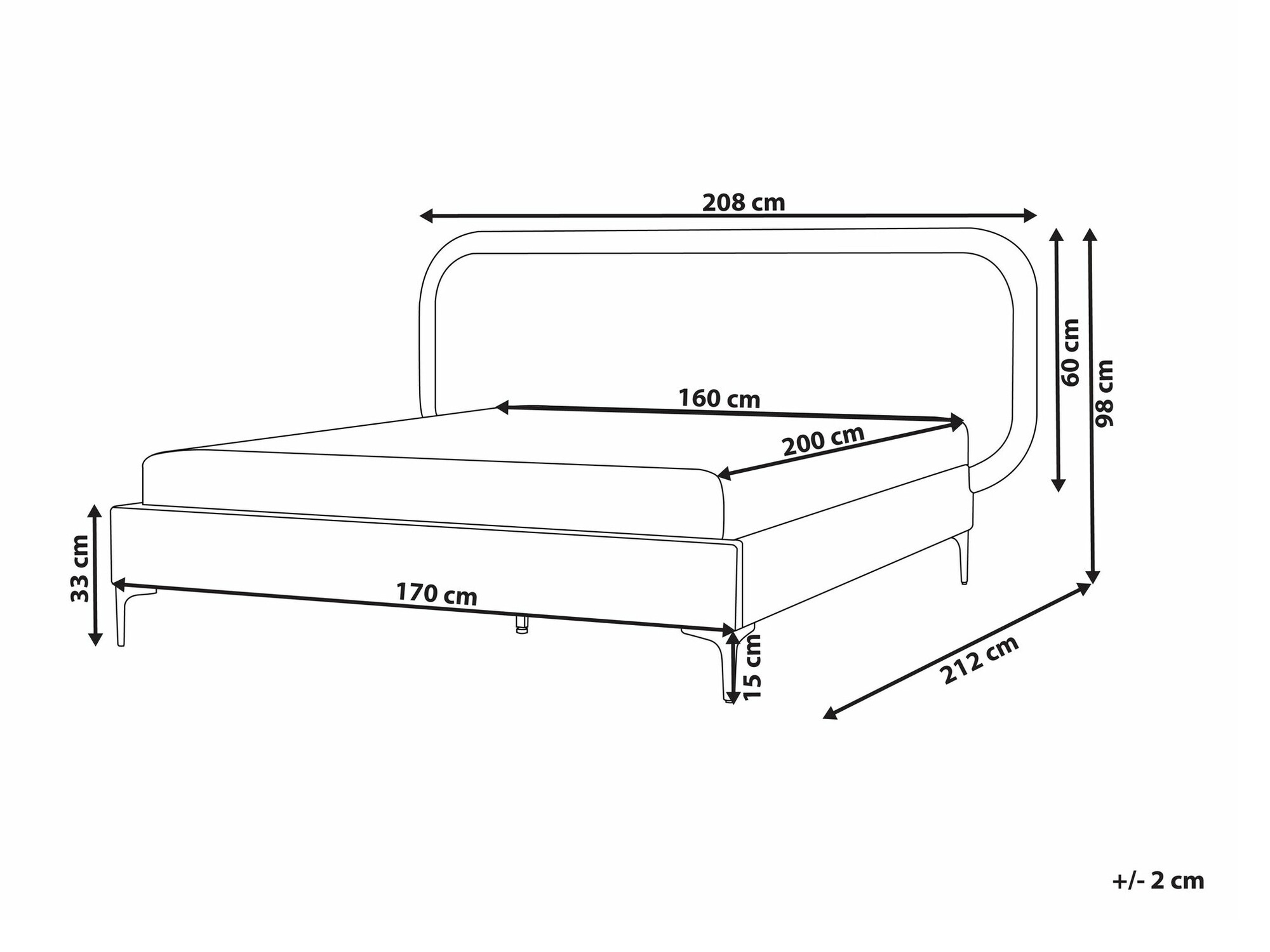Voodi Berwyn 2027 (Beež)
