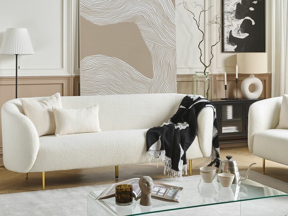 Diivan Berwyn 2047 (Valge + Kuldne)