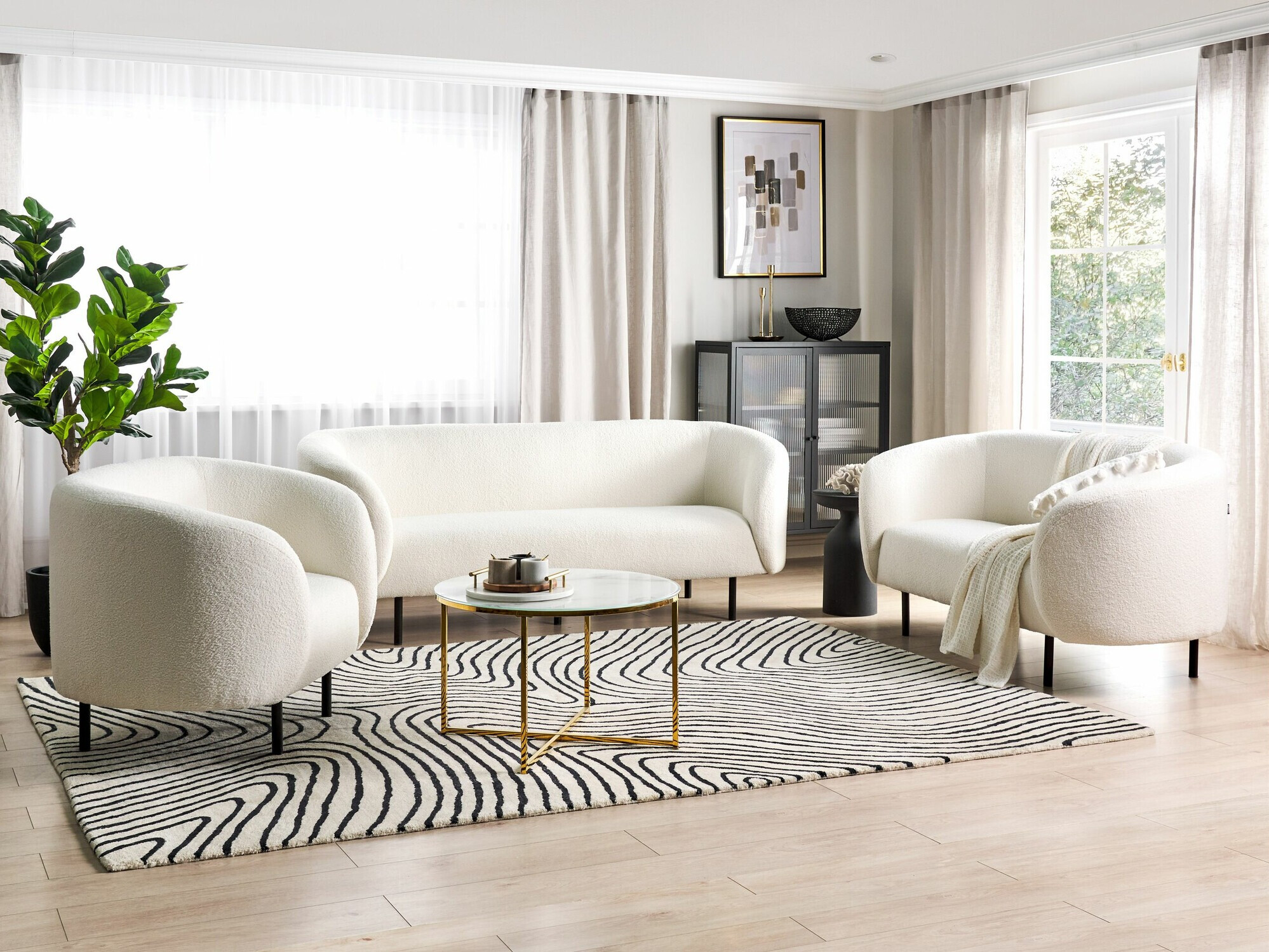 Diivan Berwyn 2047 (Valge + Must)