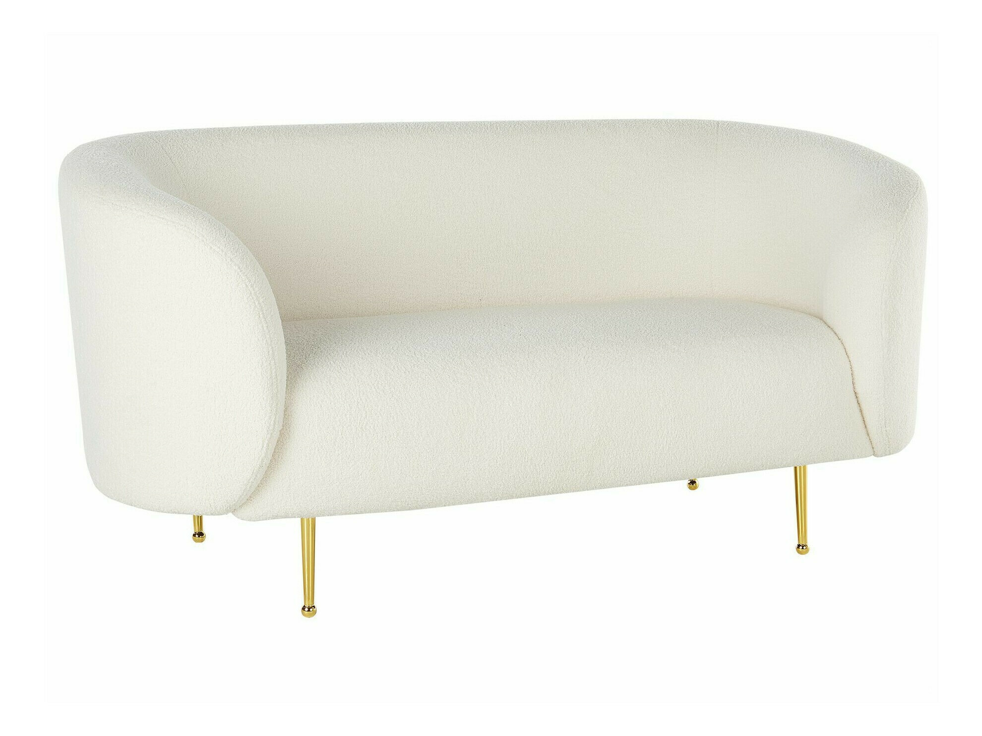 Pehme mööbli komplekt Berwyn 2050 (Valge + Kuldne)