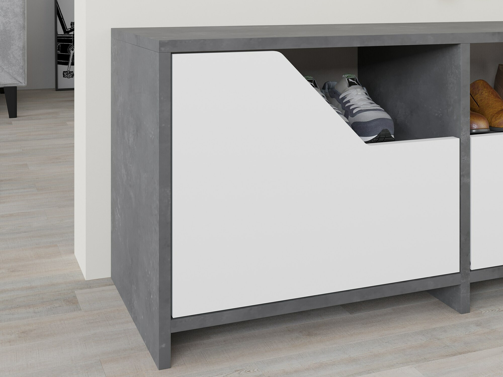 Kingariiul Asheboro 111 (Valge + Hall)