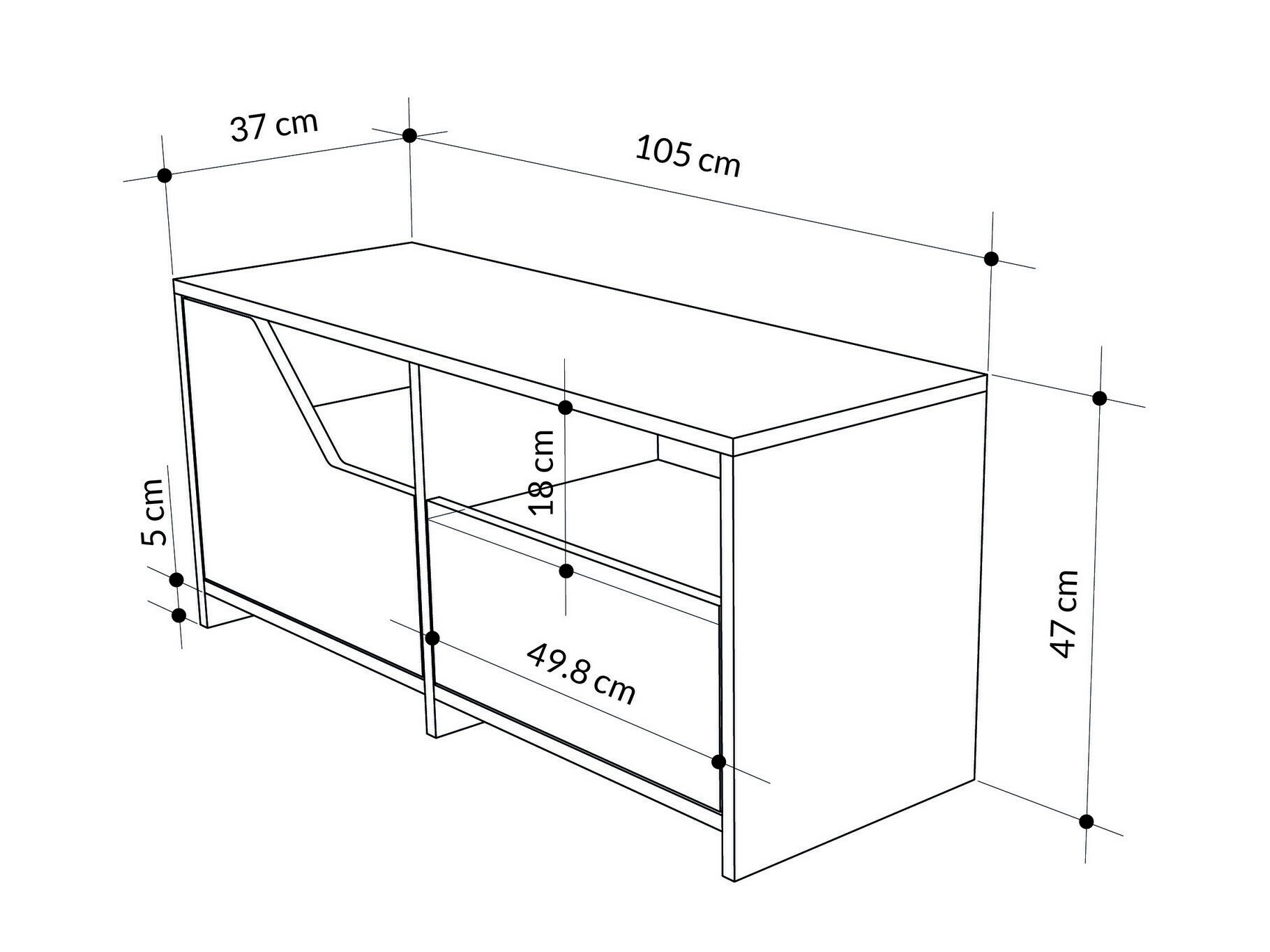 Kingariiul Asheboro 111 (Valge + Hall)