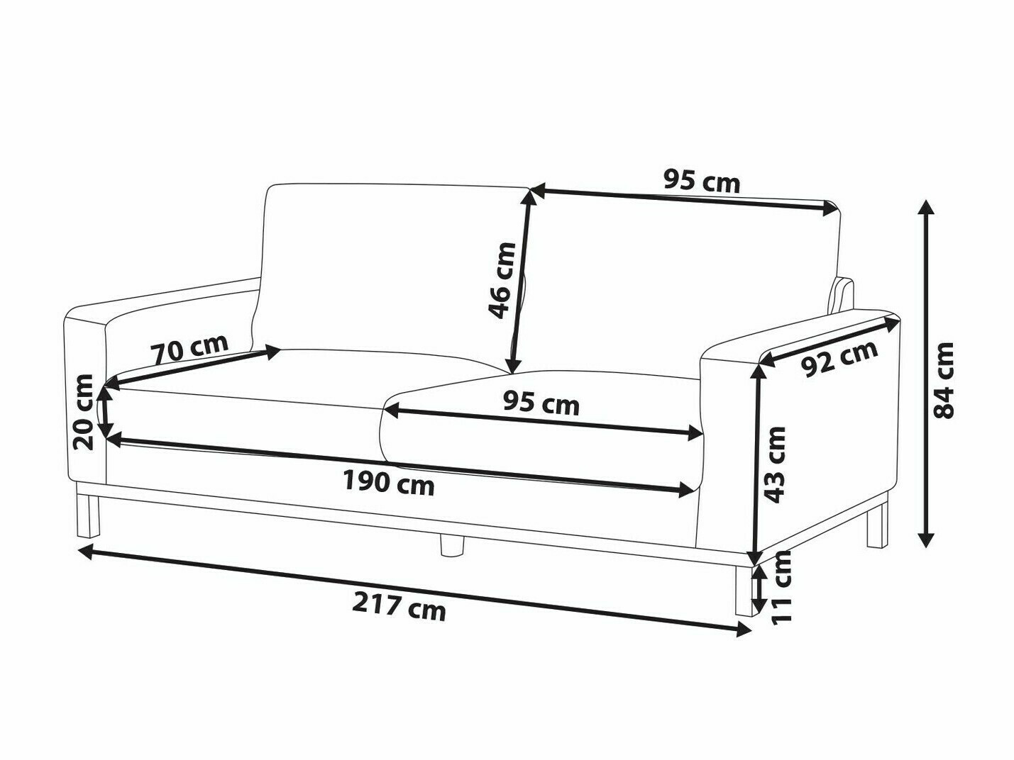 Diivan Berwyn 2061 (Hall)