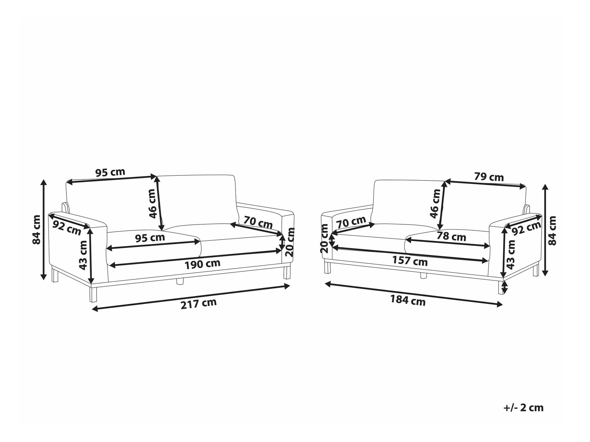 Pehme mööbli komplekt Berwyn 2064 (Hall)