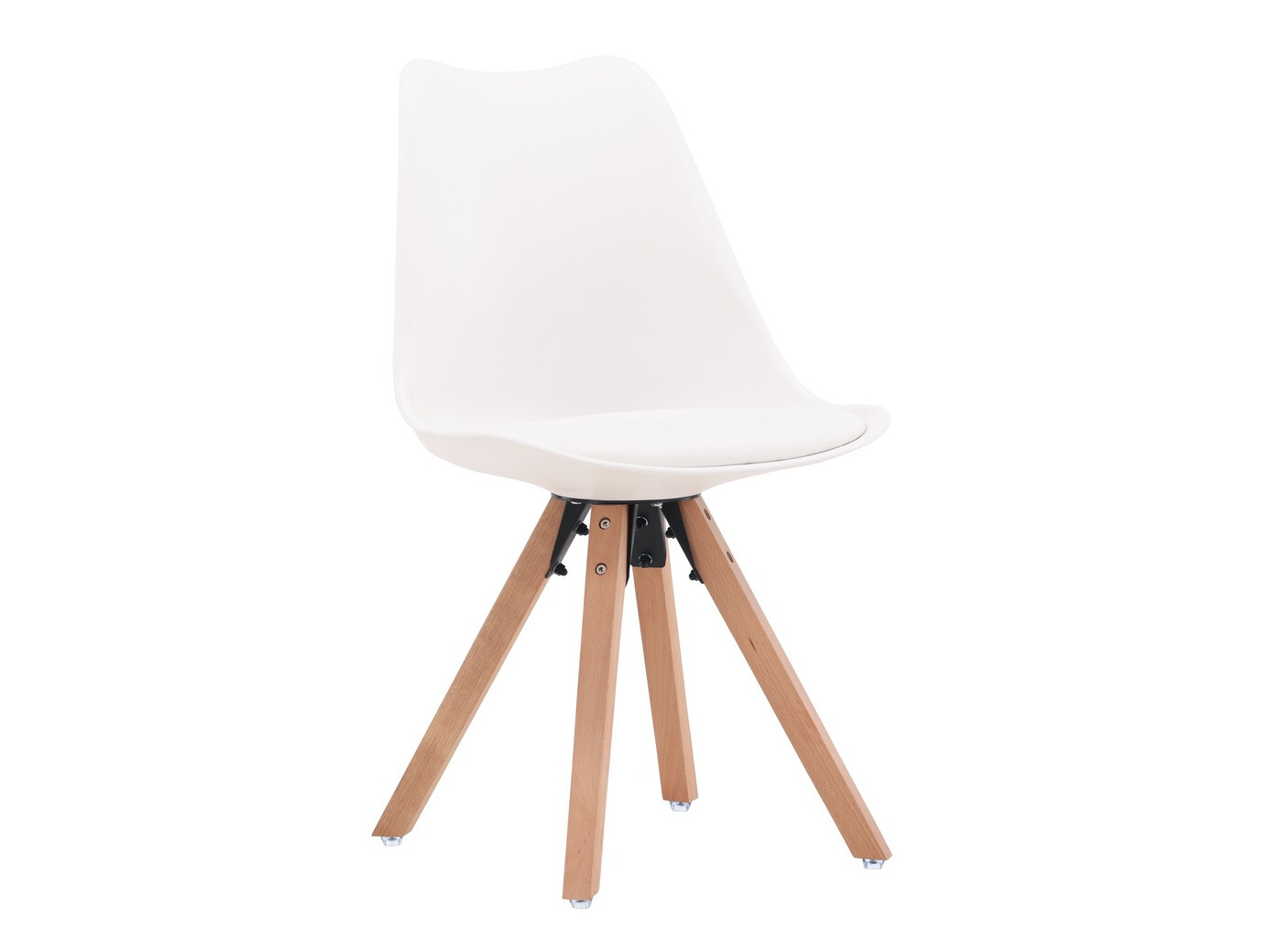 Söögitoakomplekt Dallas 4467 (Valge + Ere puit)