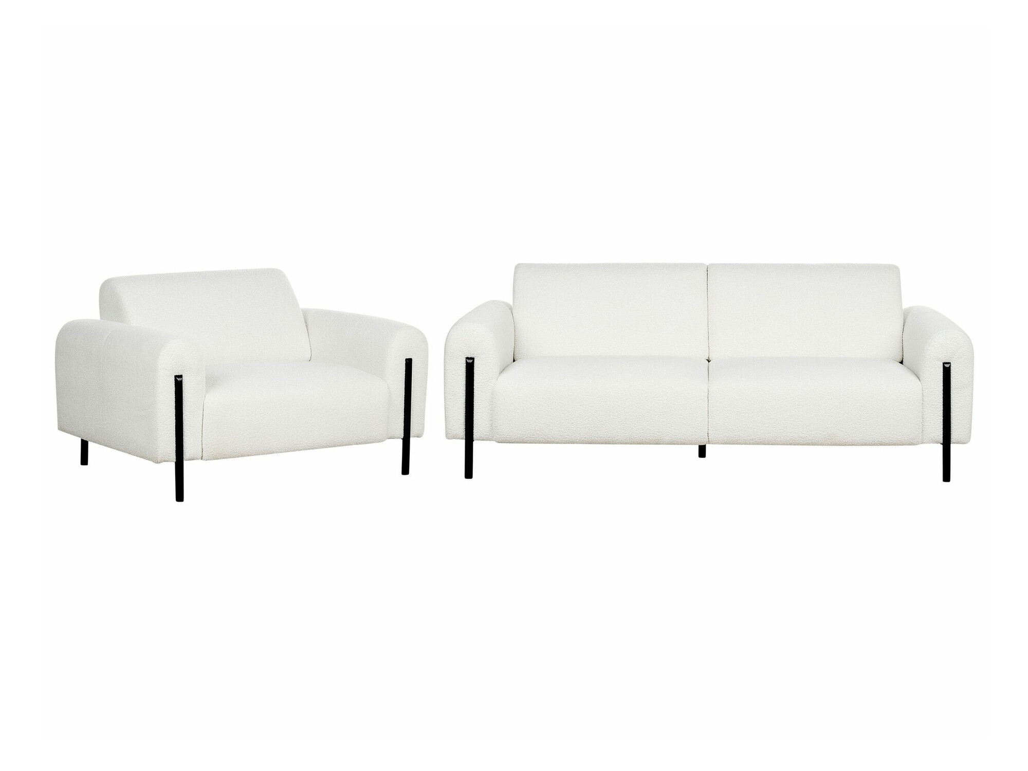 Pehme mööbli komplekt Berwyn 2073 (Valge)