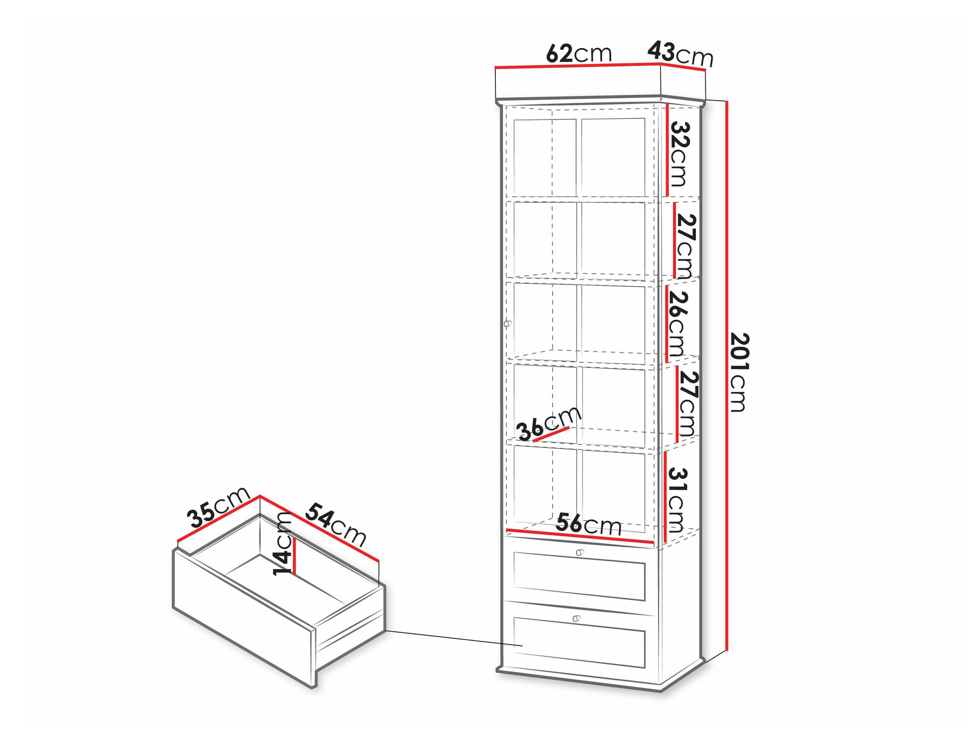 Riiul Comfivo Custos