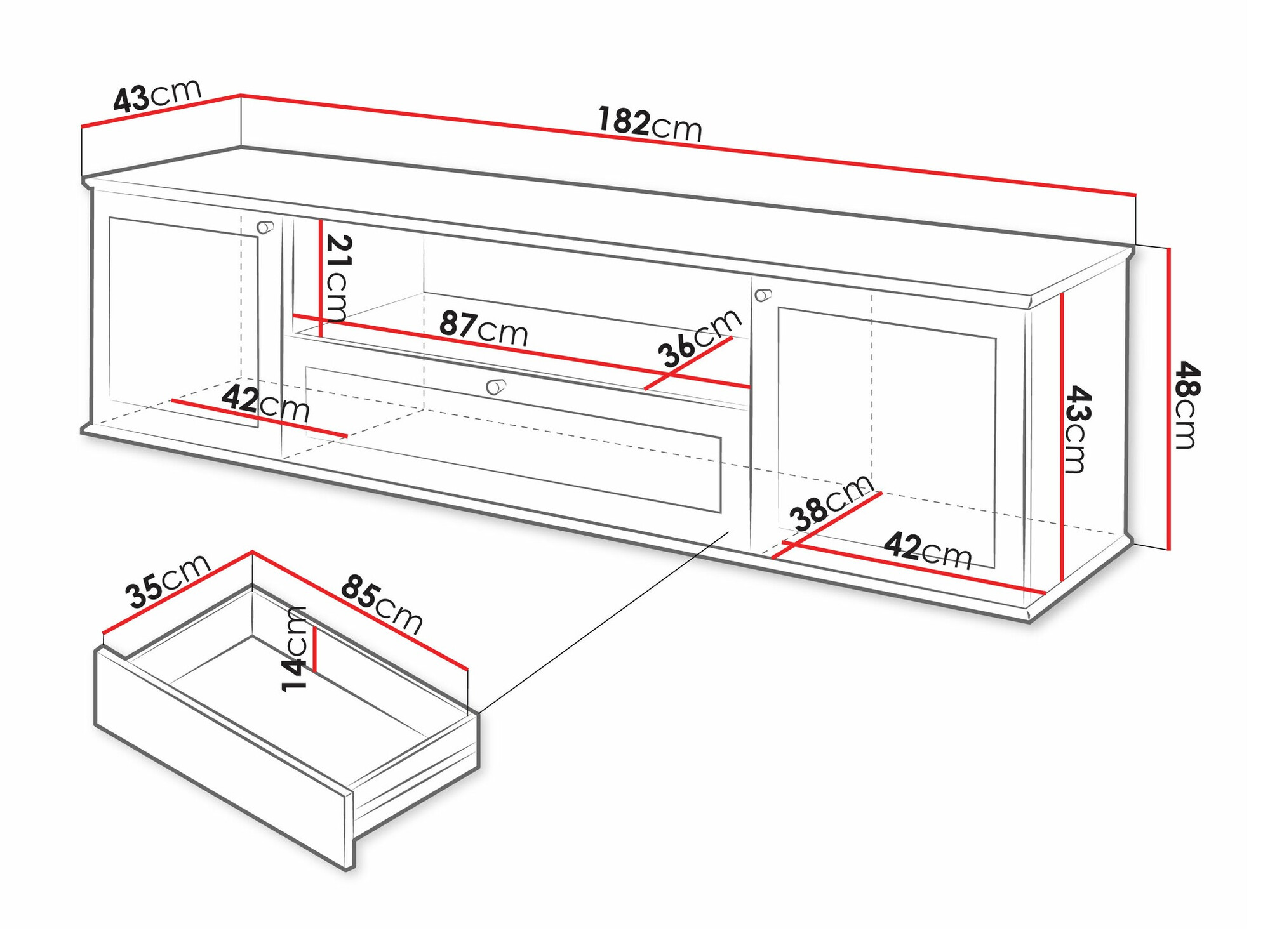TV-alus Comfivo Ruvlare 103