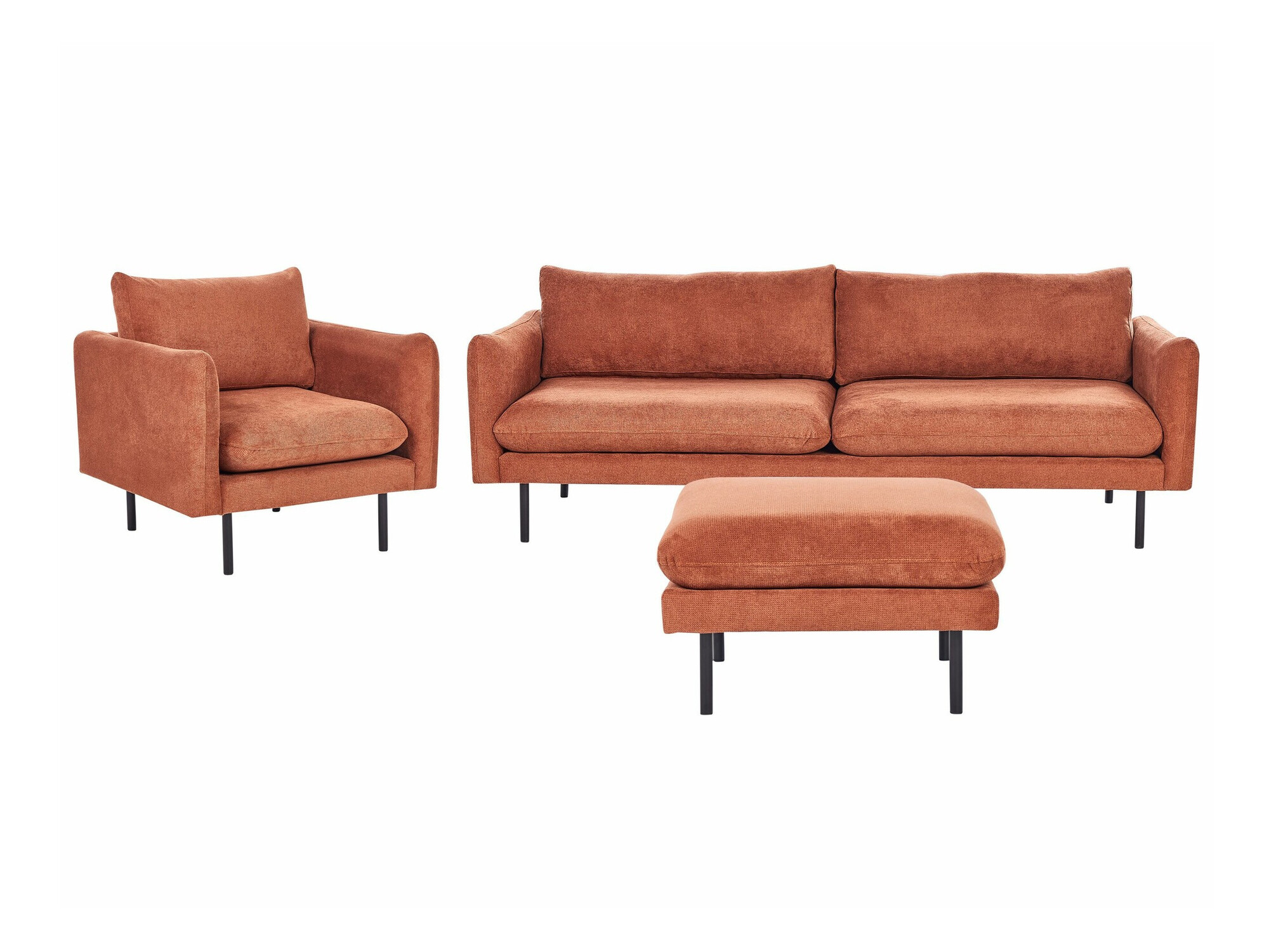 Pehme mööbli komplekt Berwyn 1828 (Pruun)