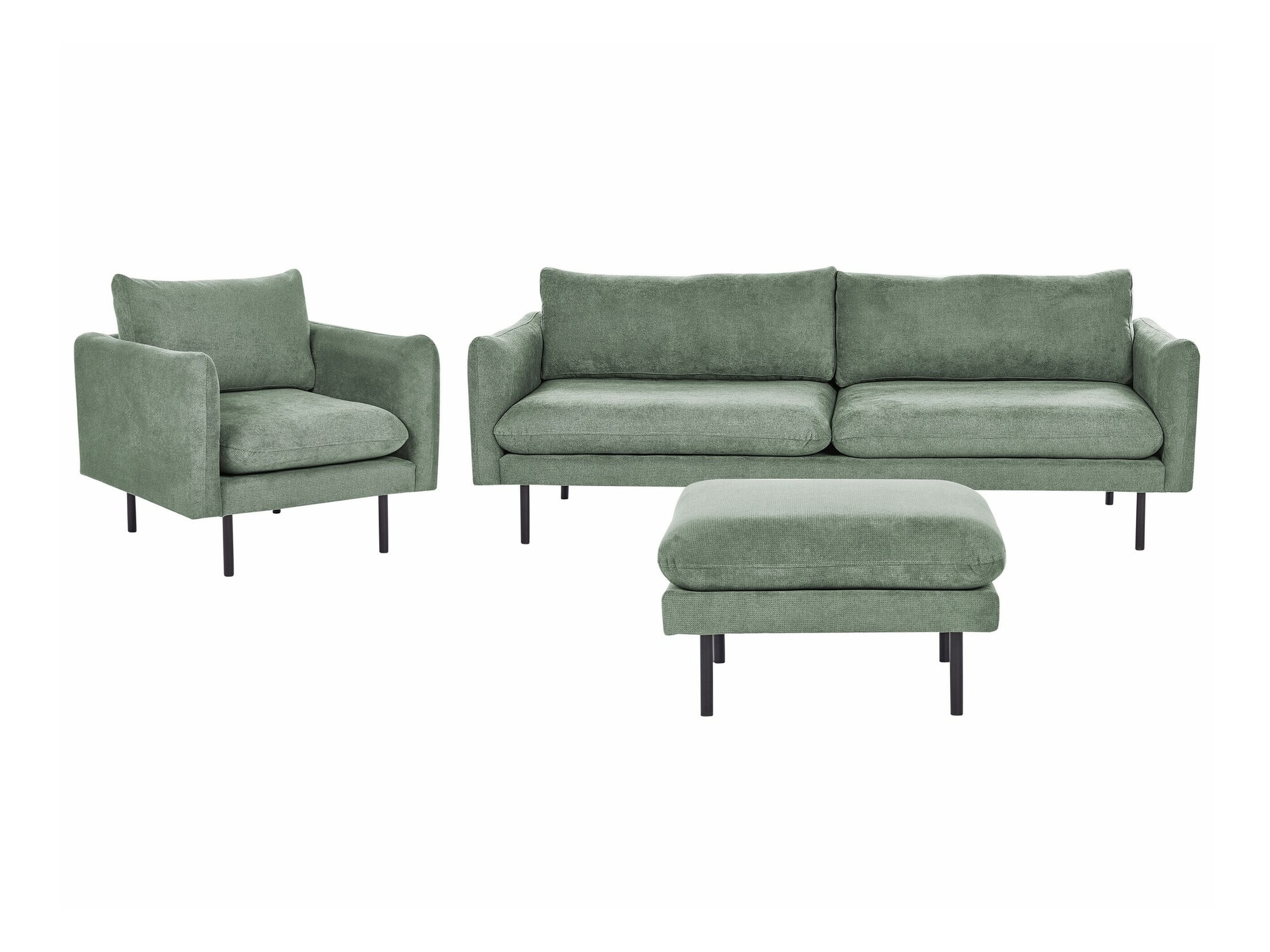 Pehme mööbli komplekt Berwyn 1828 (Roheline)