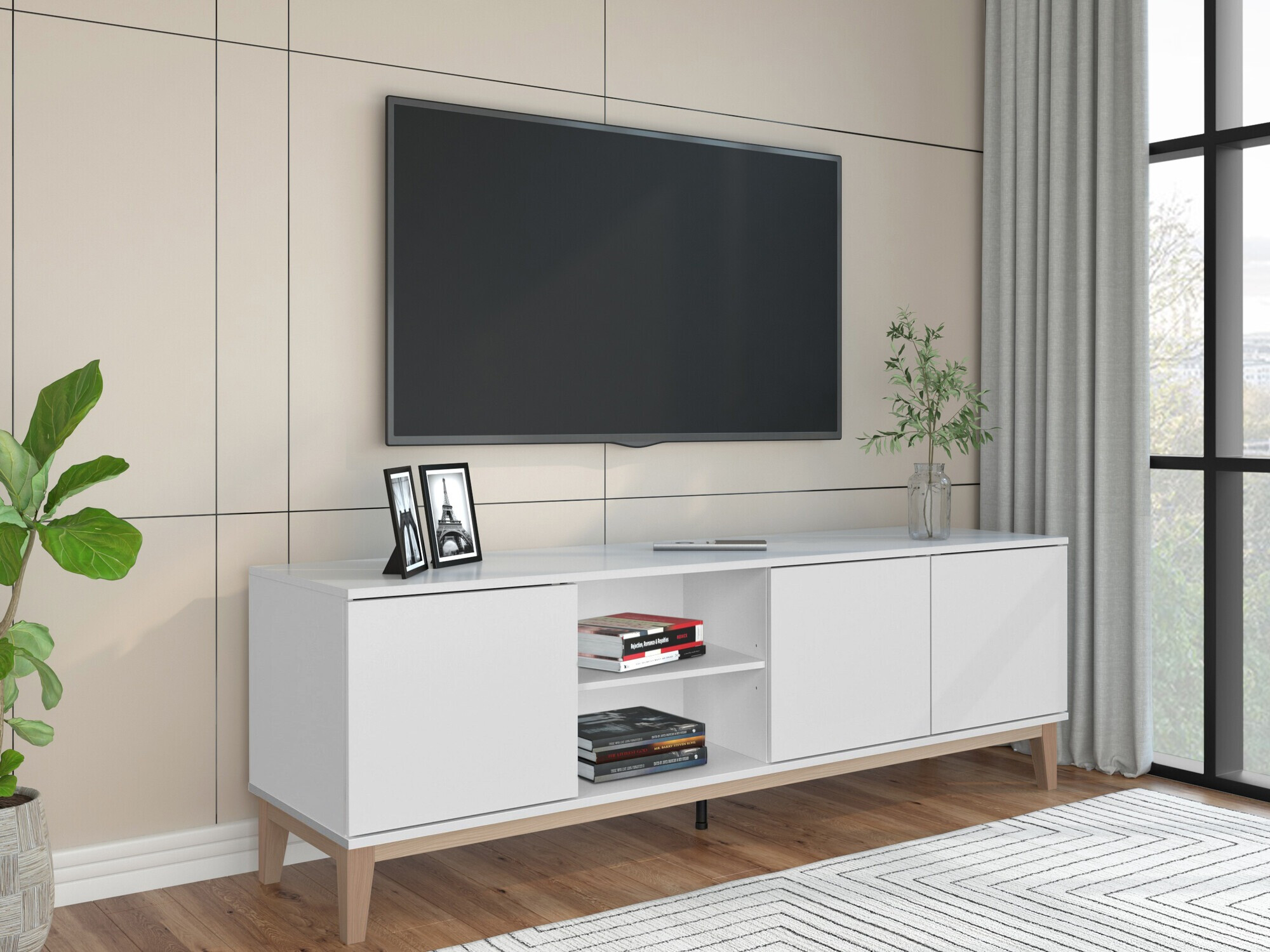 TV-alus Felmelo 104 (Valge)