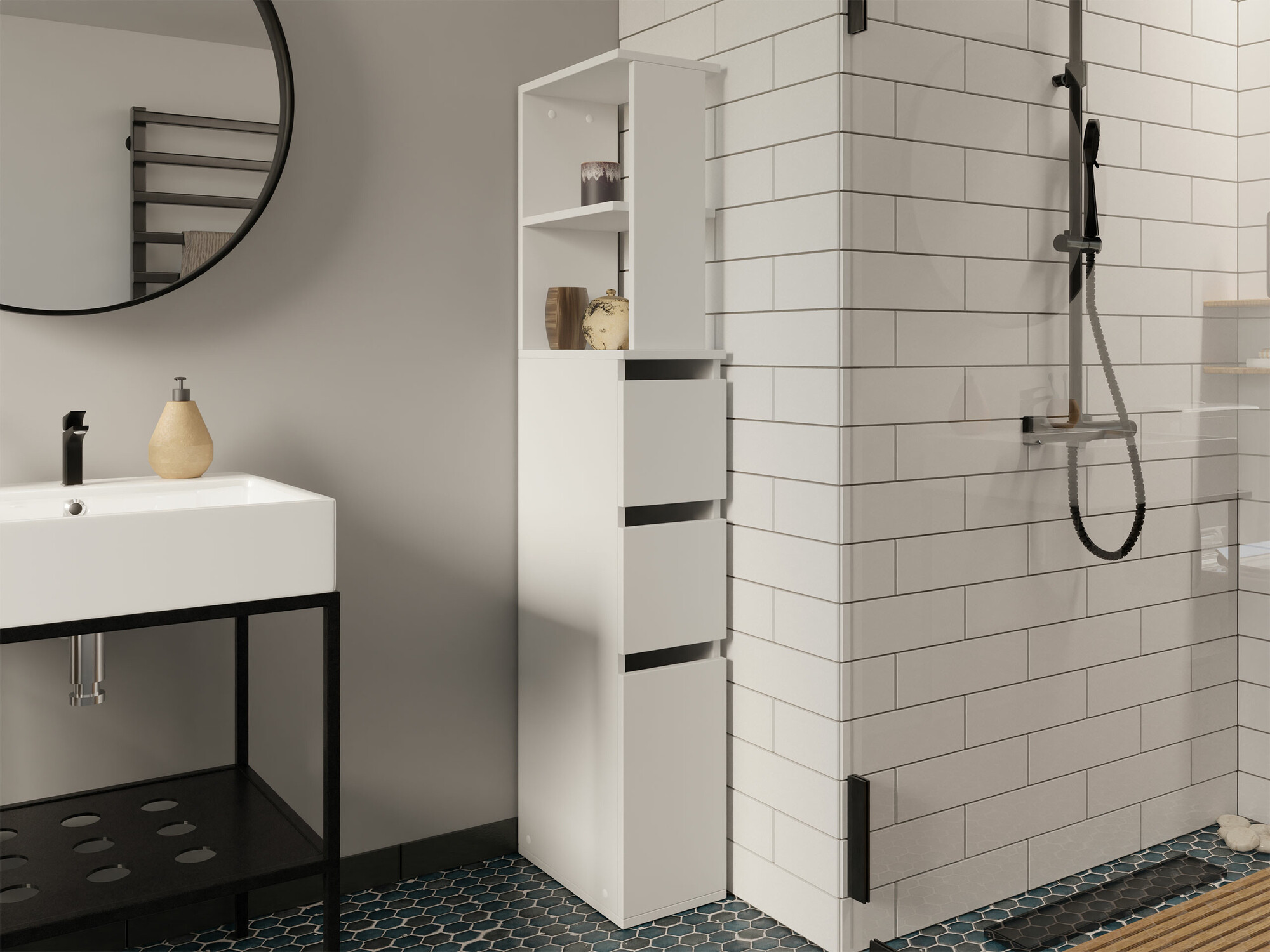 Vannitoa põrandakapp Comfivo Ova