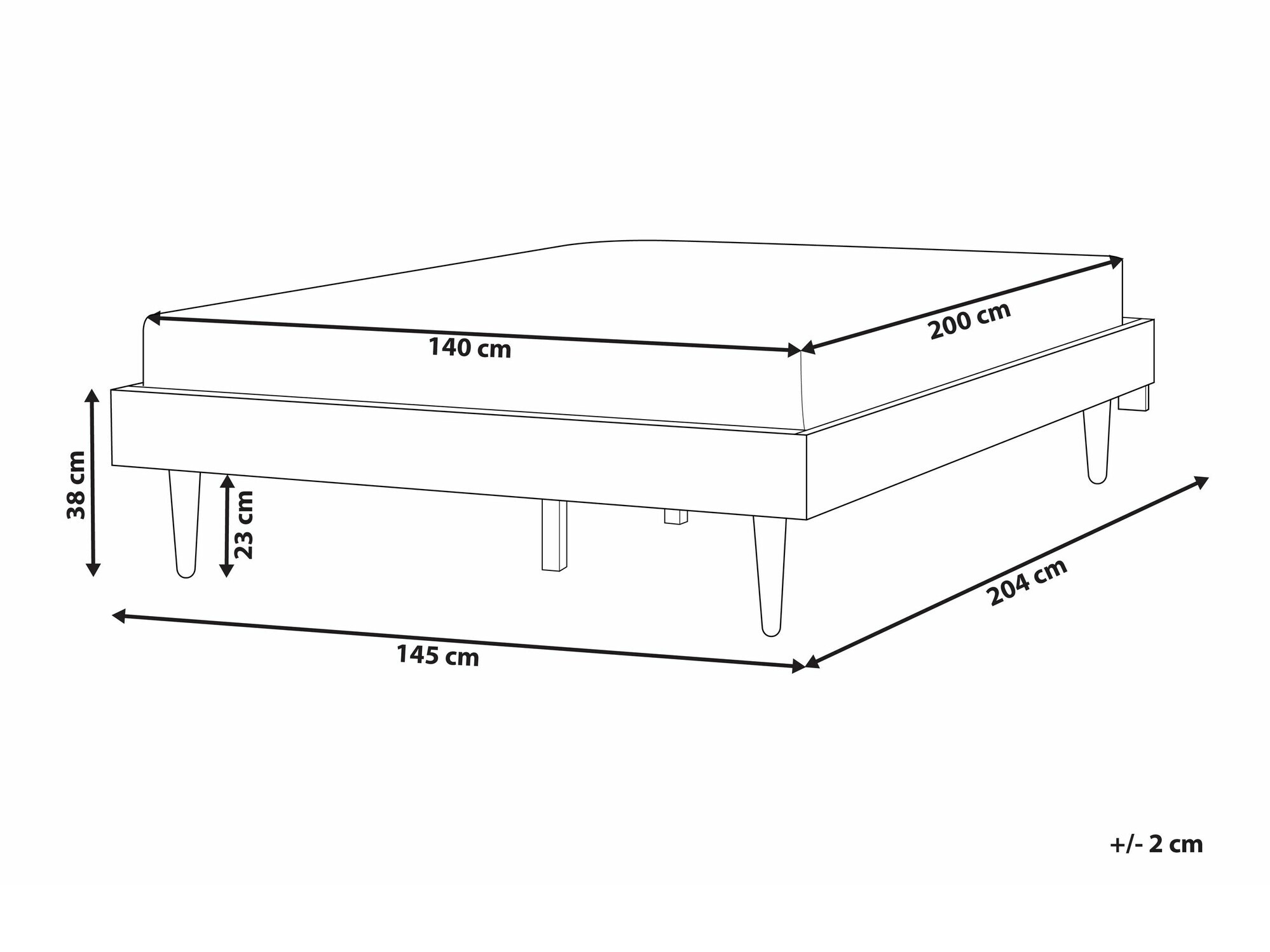 Voodi Berwyn 2088 (Ere puit)
