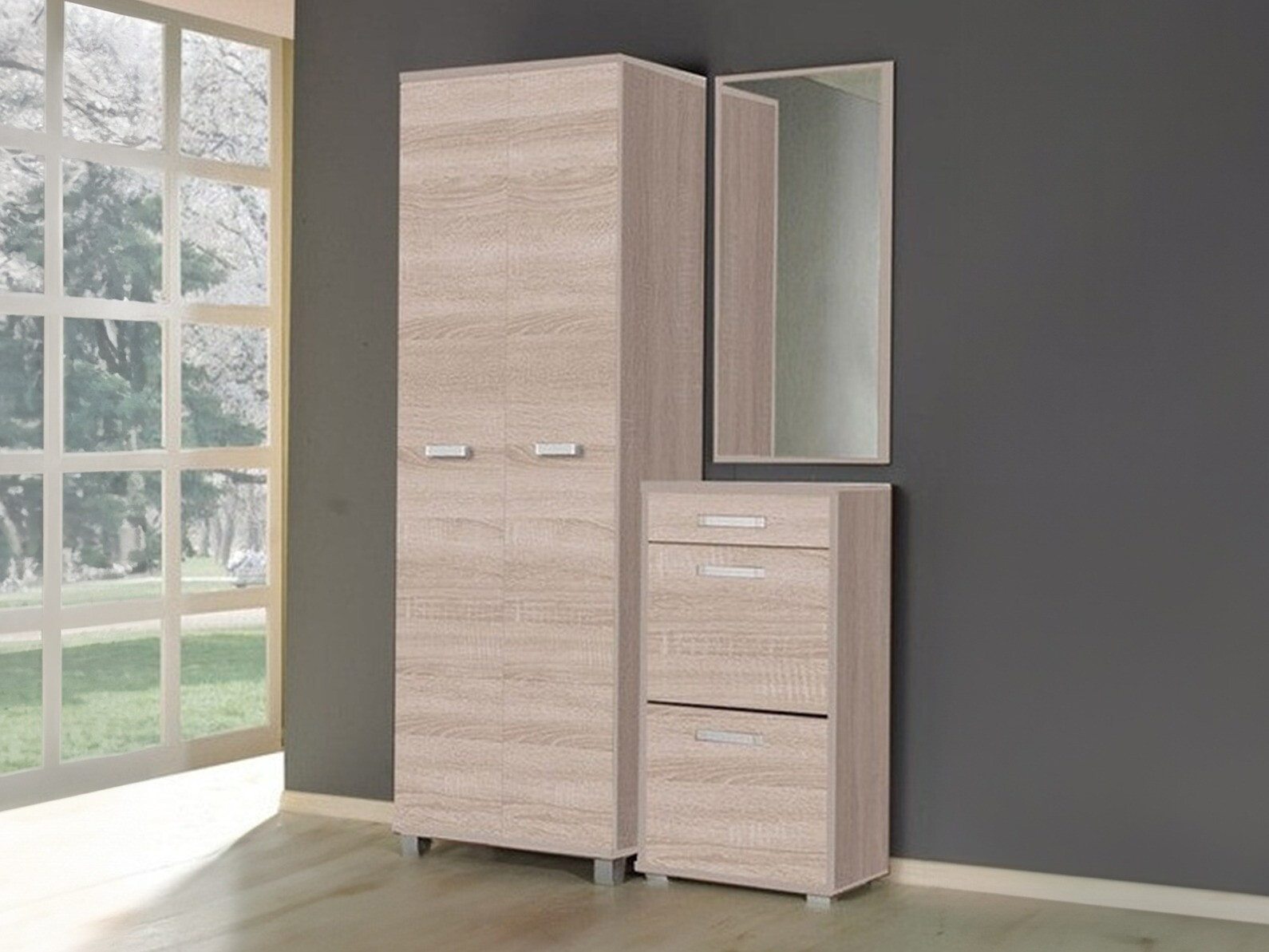 Esikukomplekt Cirevau 141 (Sonoma tamm)