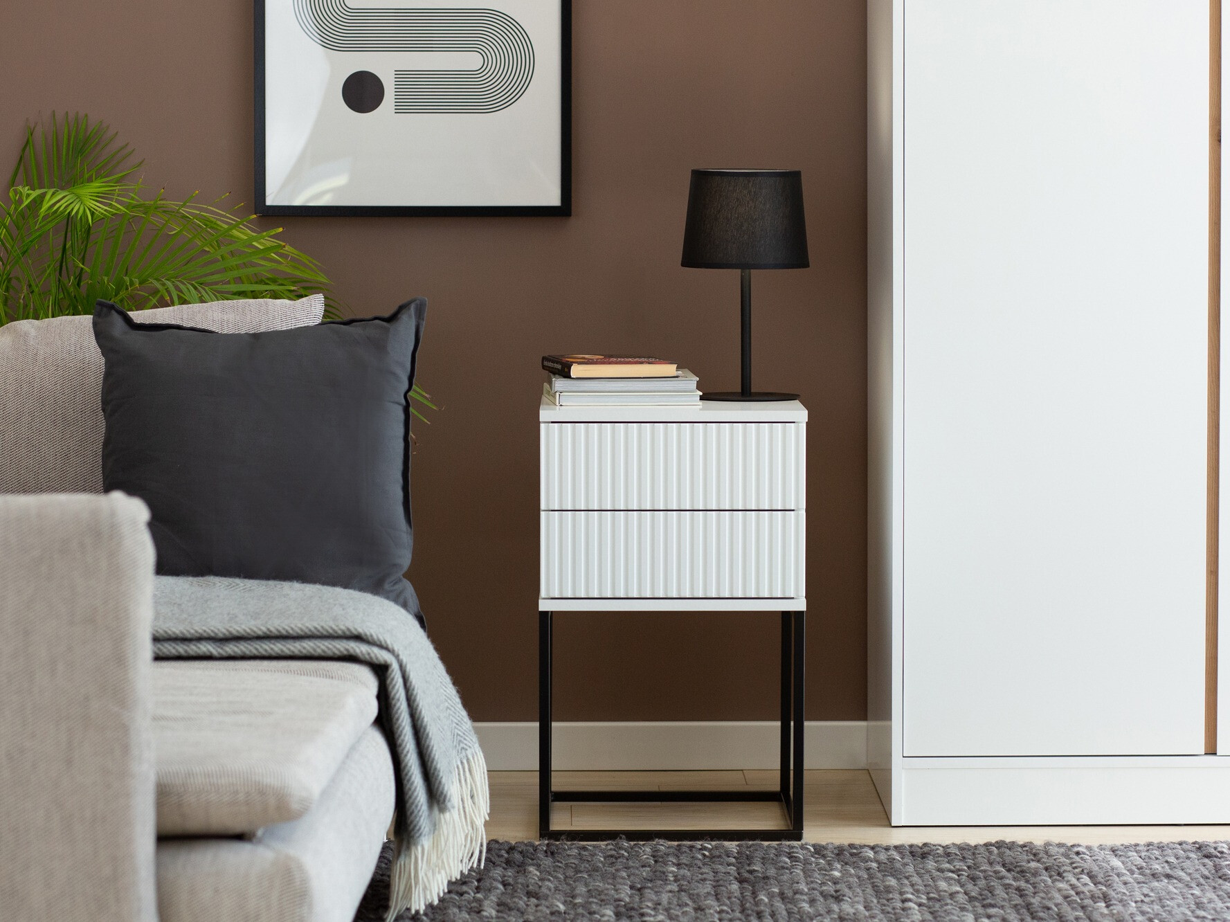 Öökapp Bristol 195 (Valge)