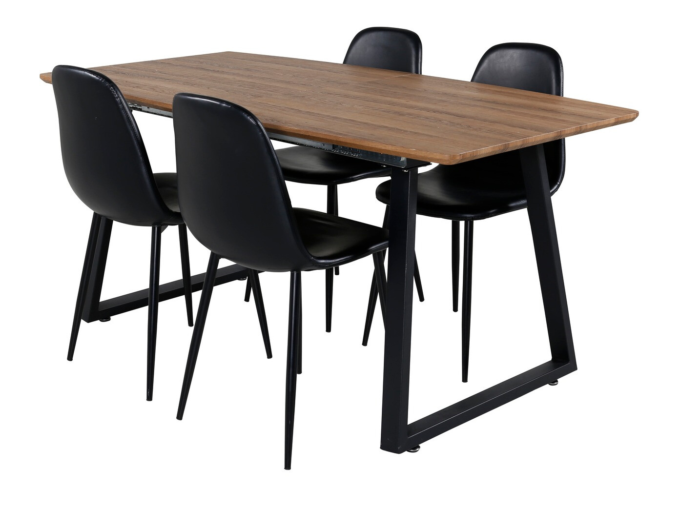 Söögitoakomplekt Dallas 330 (Must)