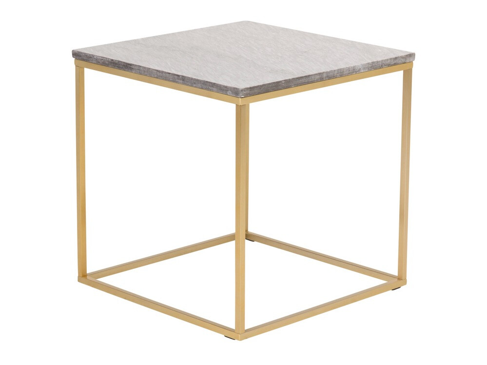 Diivanilaud Dallas 178 (Must marmor + Messing)