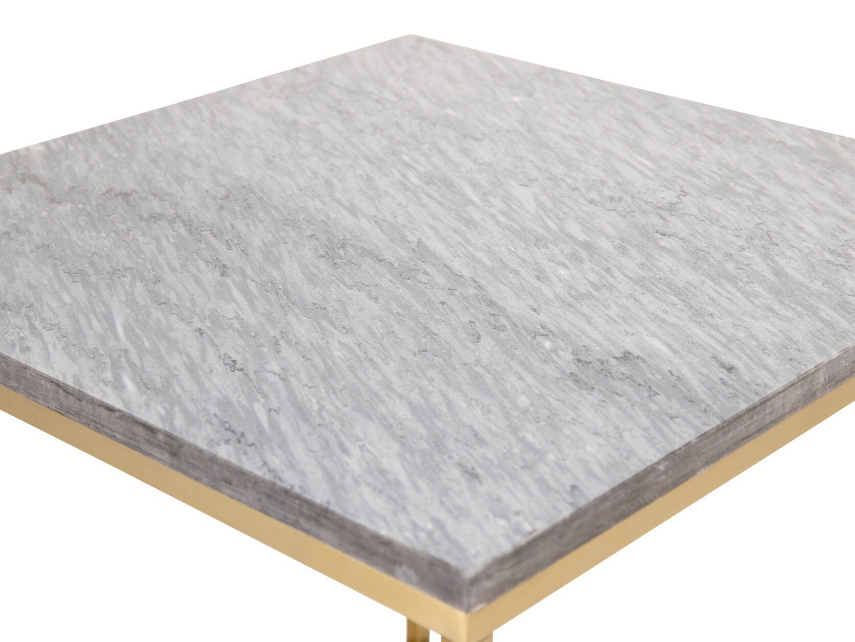 Diivanilaud Dallas 178 (Must marmor + Messing)