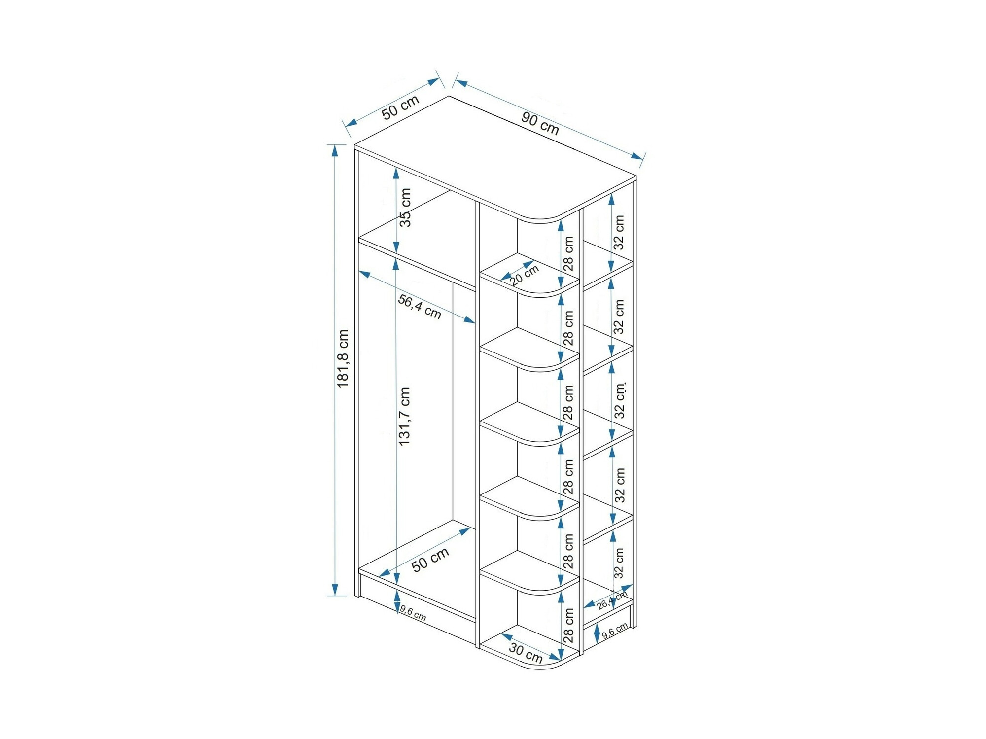 Riidekapp Larcavu 103