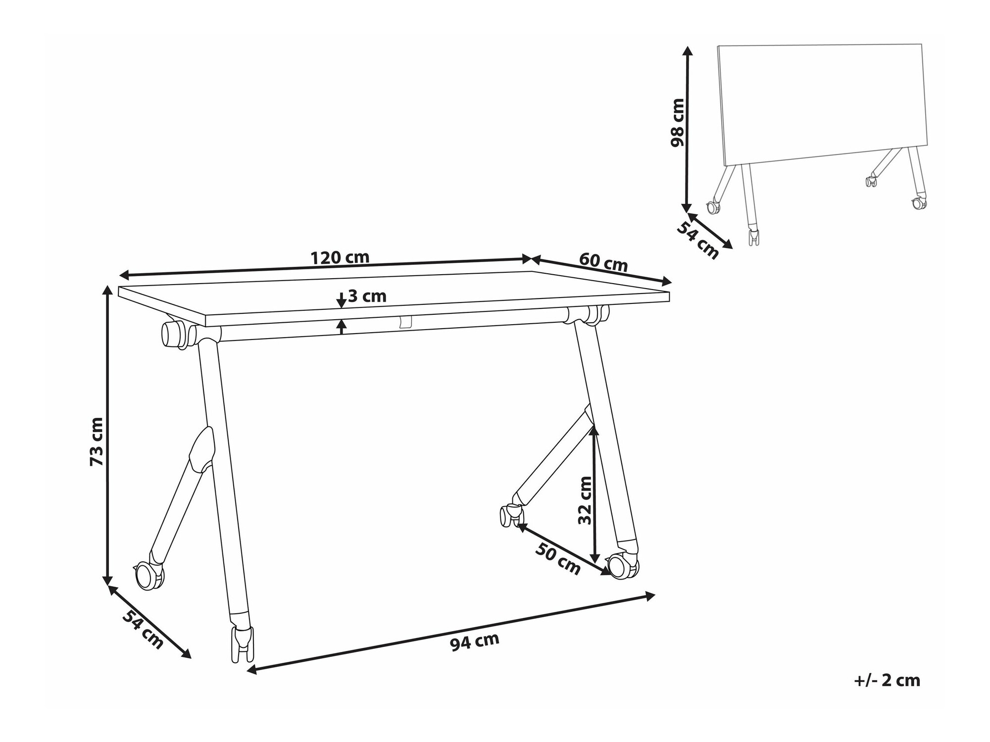Kirjutuslaud Berwyn 2138 (Ere puit)