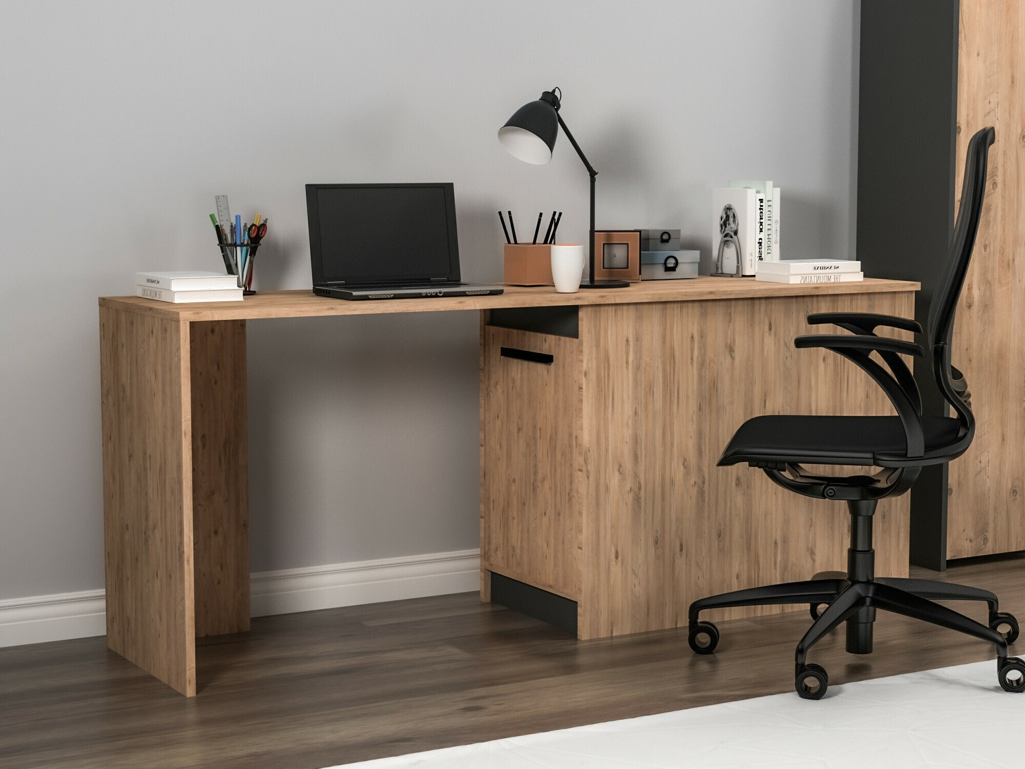 Kirjutuslaud Kailua 2183 (Antratsiit + Mänd)