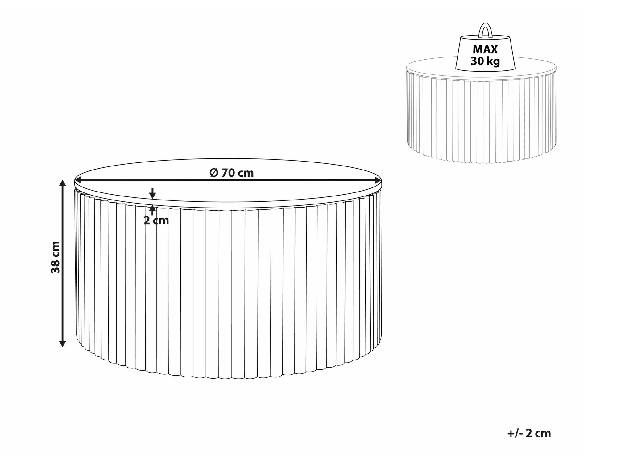Diivanilaud Berwyn 2140 (Ere puit)