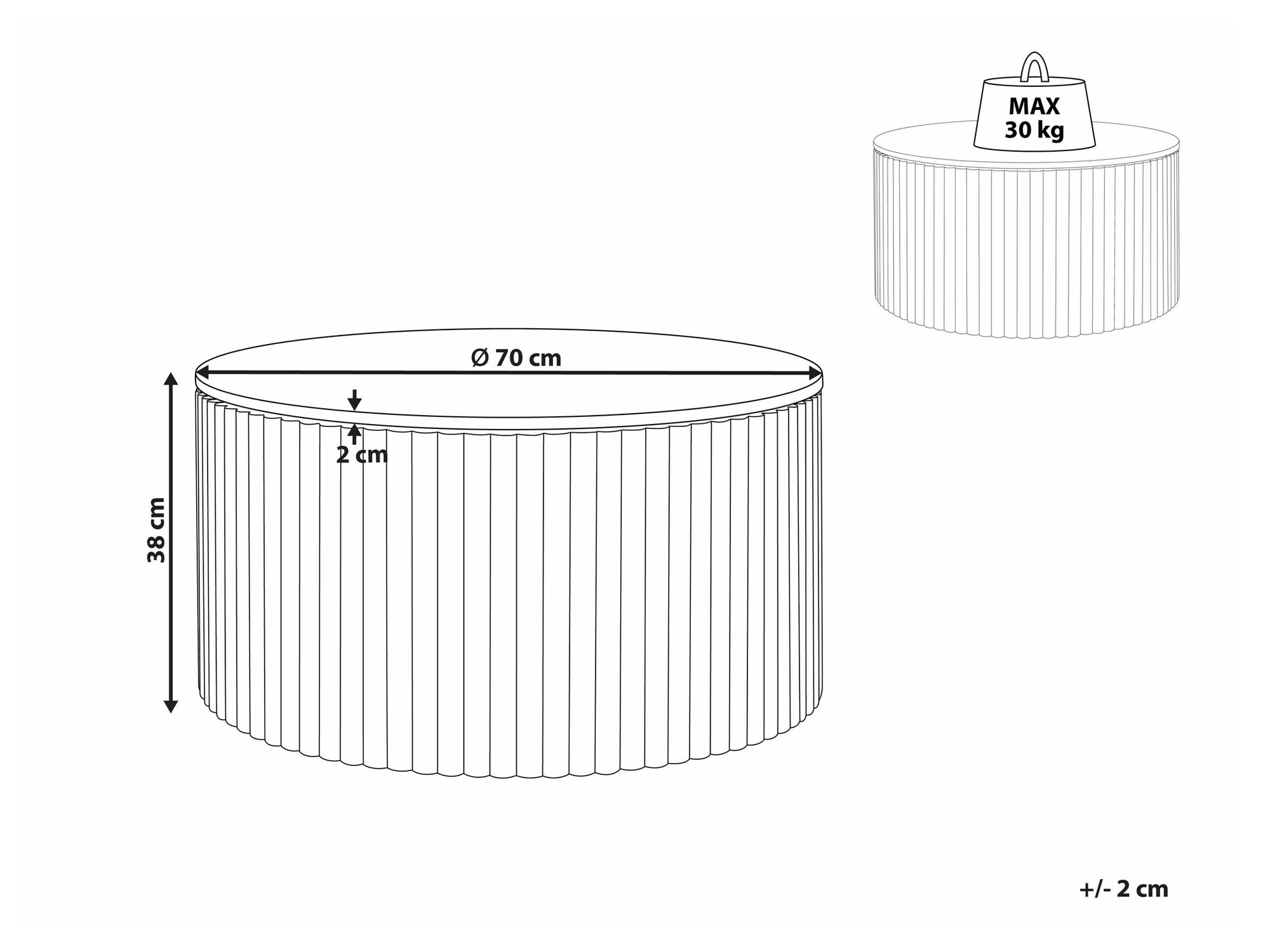 Diivanilaud Berwyn 2140 (Must)