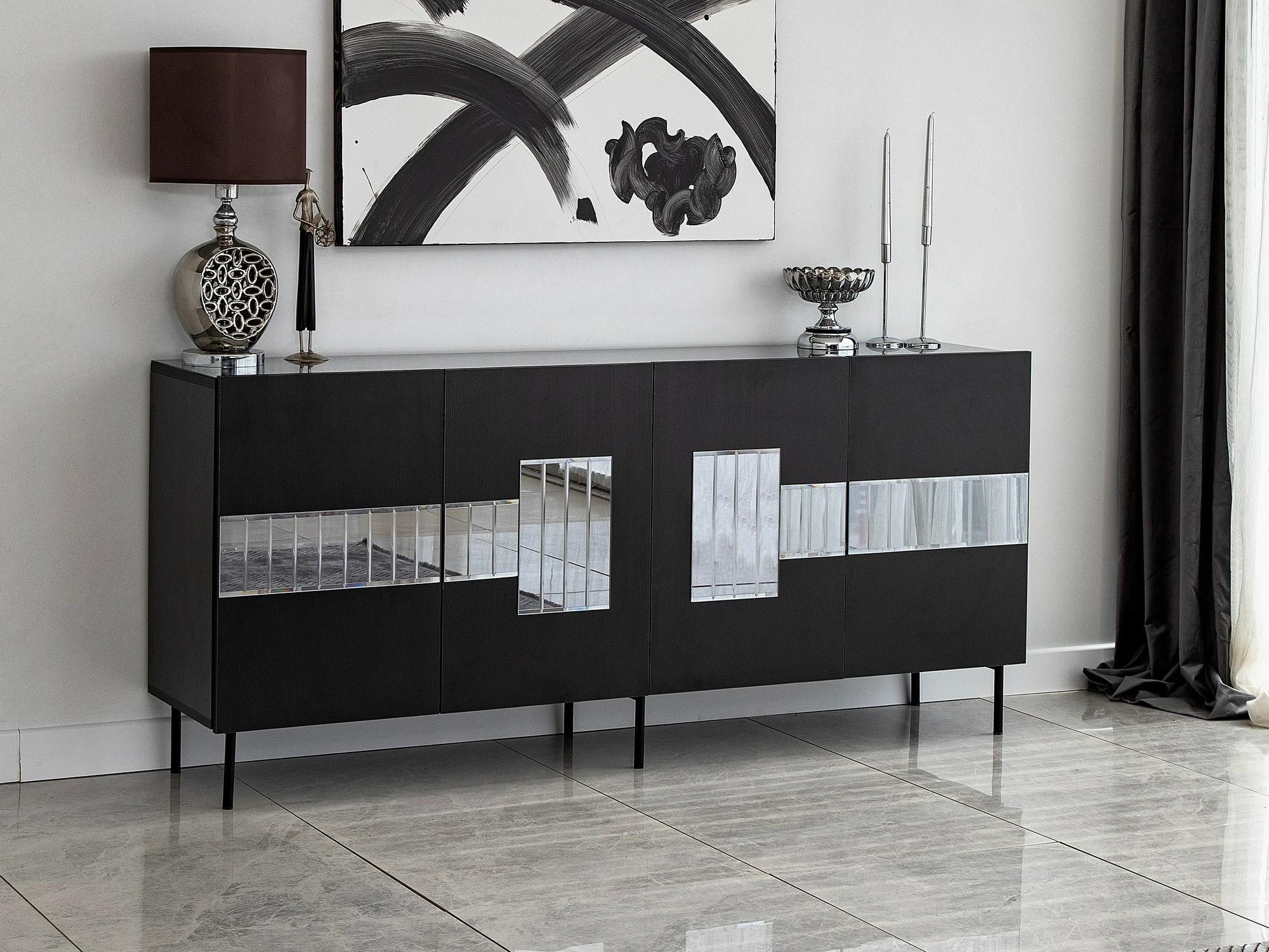 Kapp Kailua 2202 (Must + hõbedane)