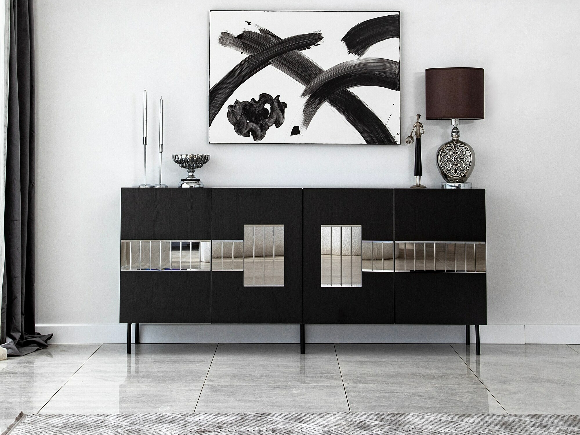 Kapp Kailua 2202 (Must + hõbedane)