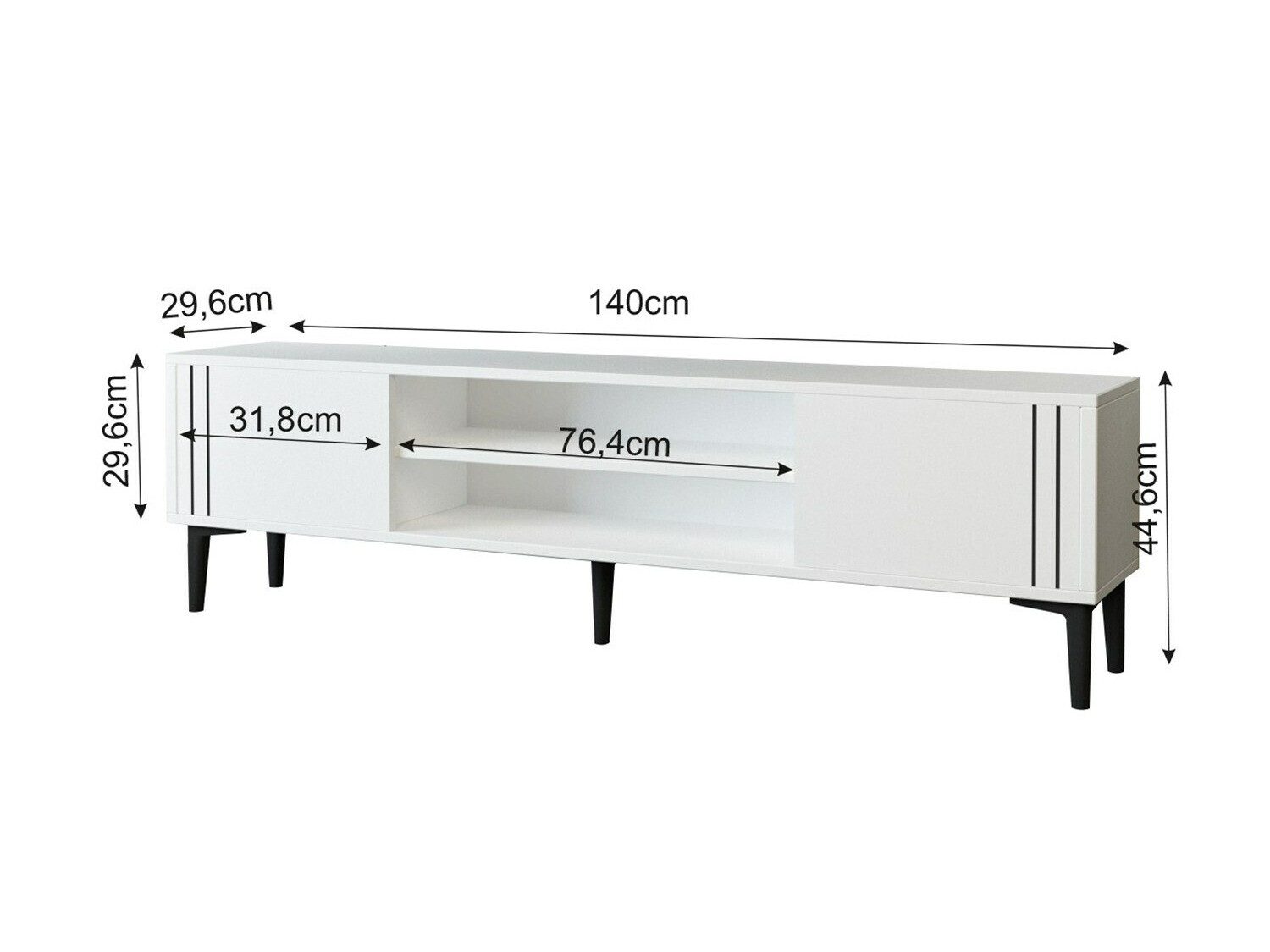 TV-alus Kailua 2209 (Valge)