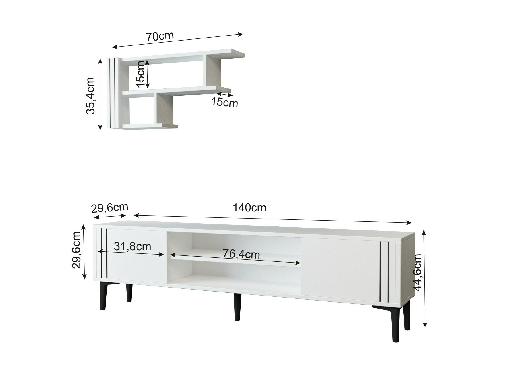 Elutoa komplekt Kailua 2211 (Valge)