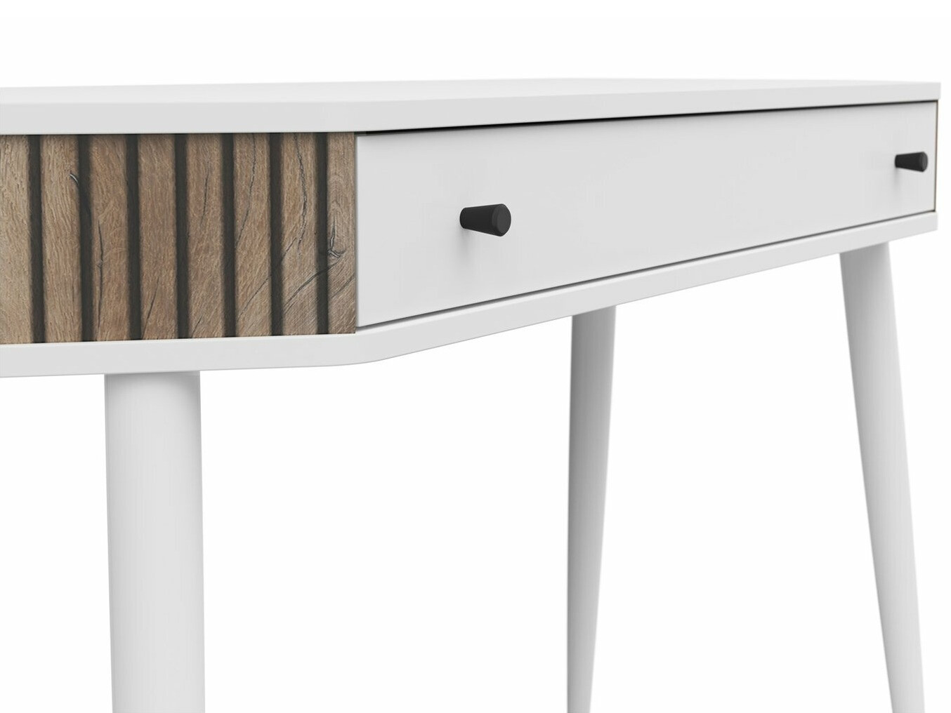 Konsoollaud Boston 548 (Valge + Tume tamm)