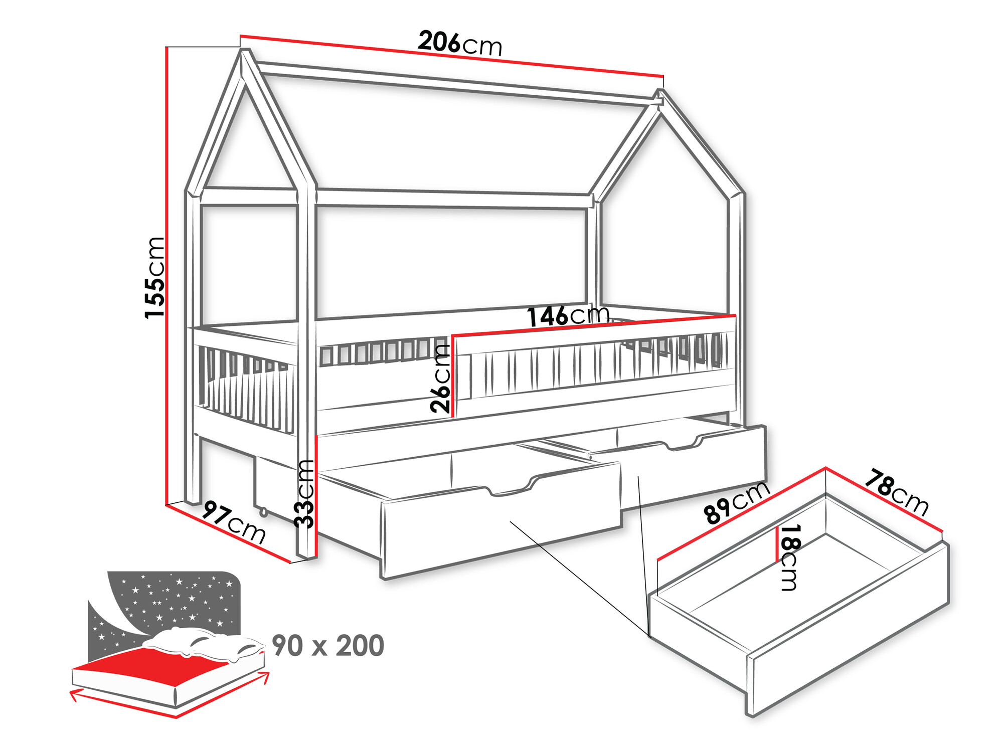 Voodi Henderson 167 (Hall)