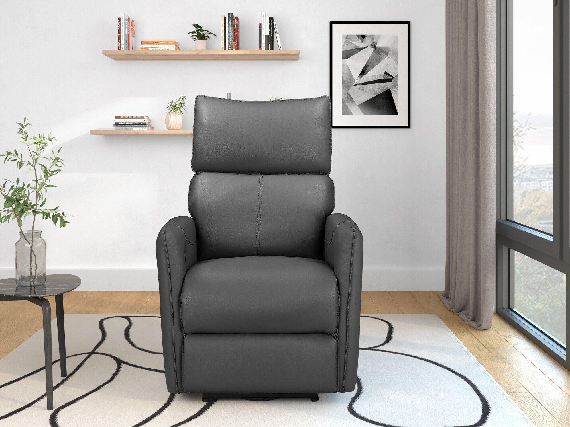 Tugitool recliner Denton 1338 (Antratsiit)