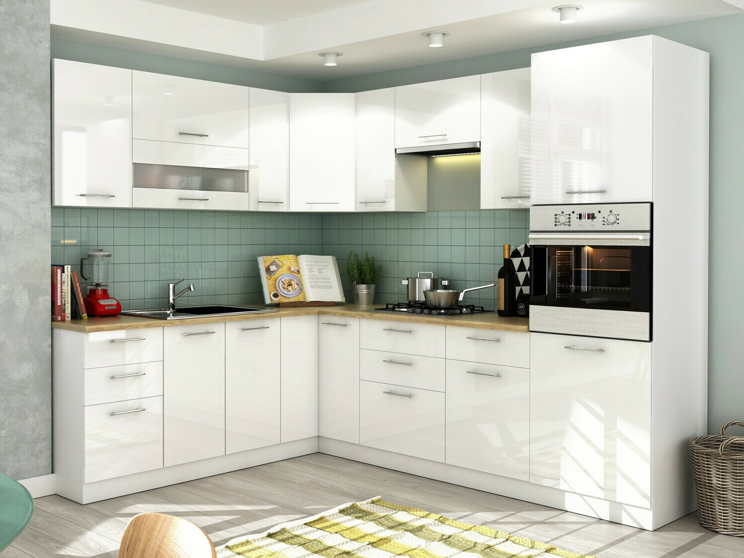 Moodul seinakapp Tiffa White 124