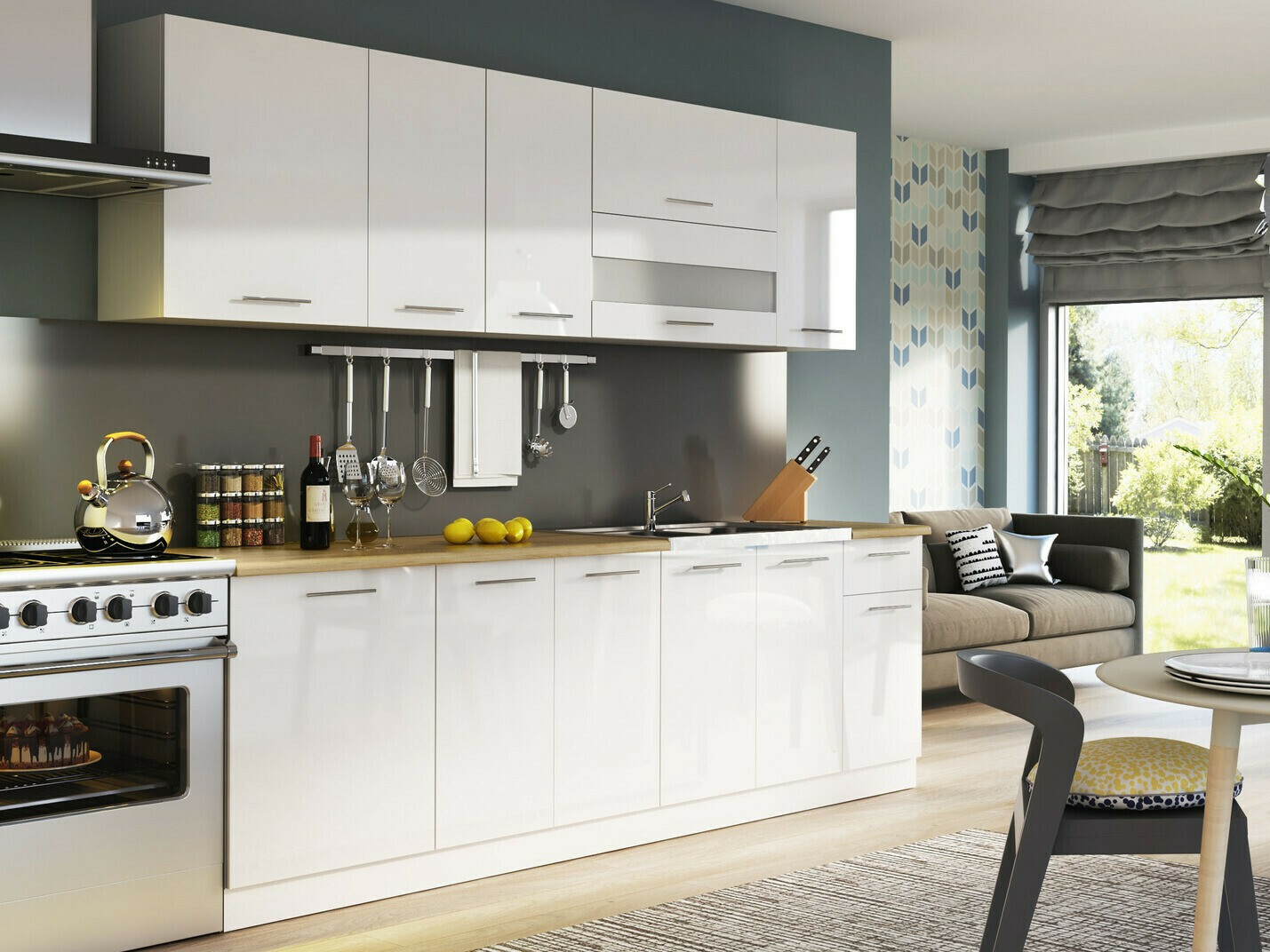 Moodul seinakapp Tiffa White 124