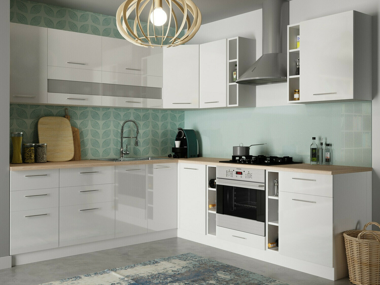 Moodul seinakapp Tiffa White 133