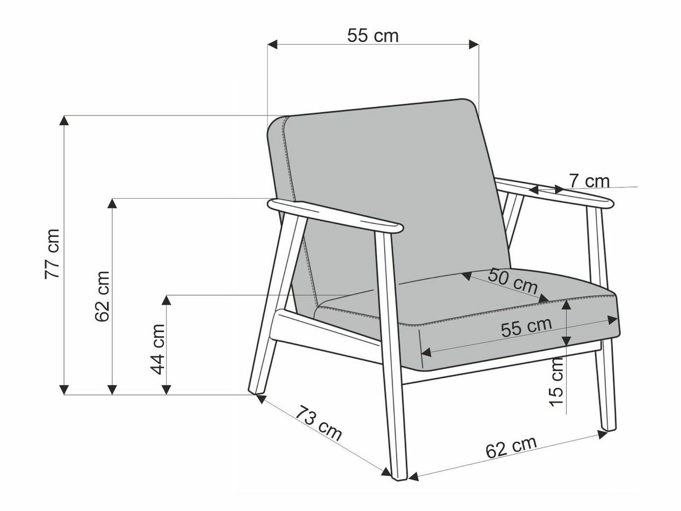 Tugitool Houston 2116 (Beež + Pähkel)