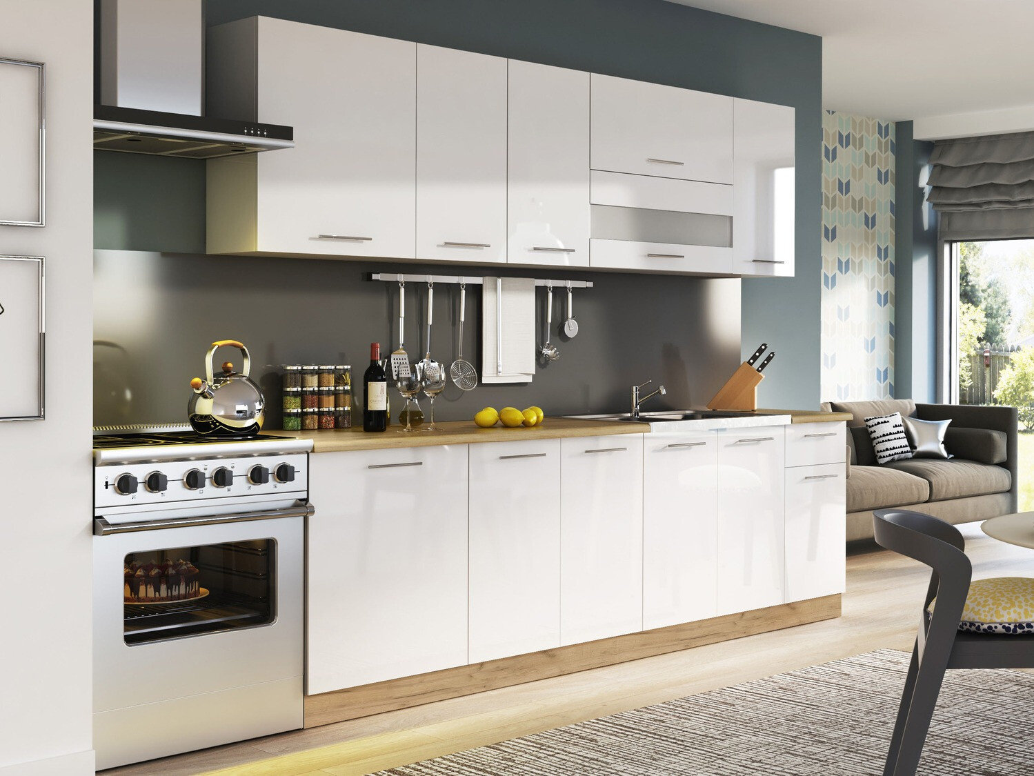 Moodul valamukapp ustega Tiffa White 134