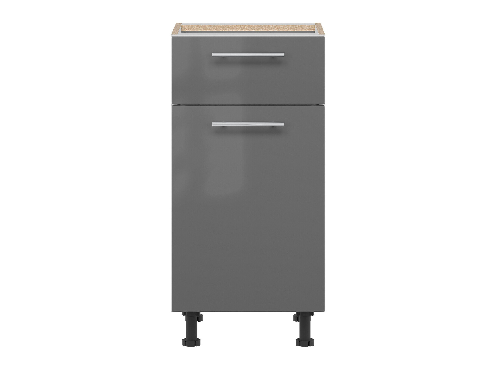 Sahtli ja ustega moodulkapp Tiffa Grey 138