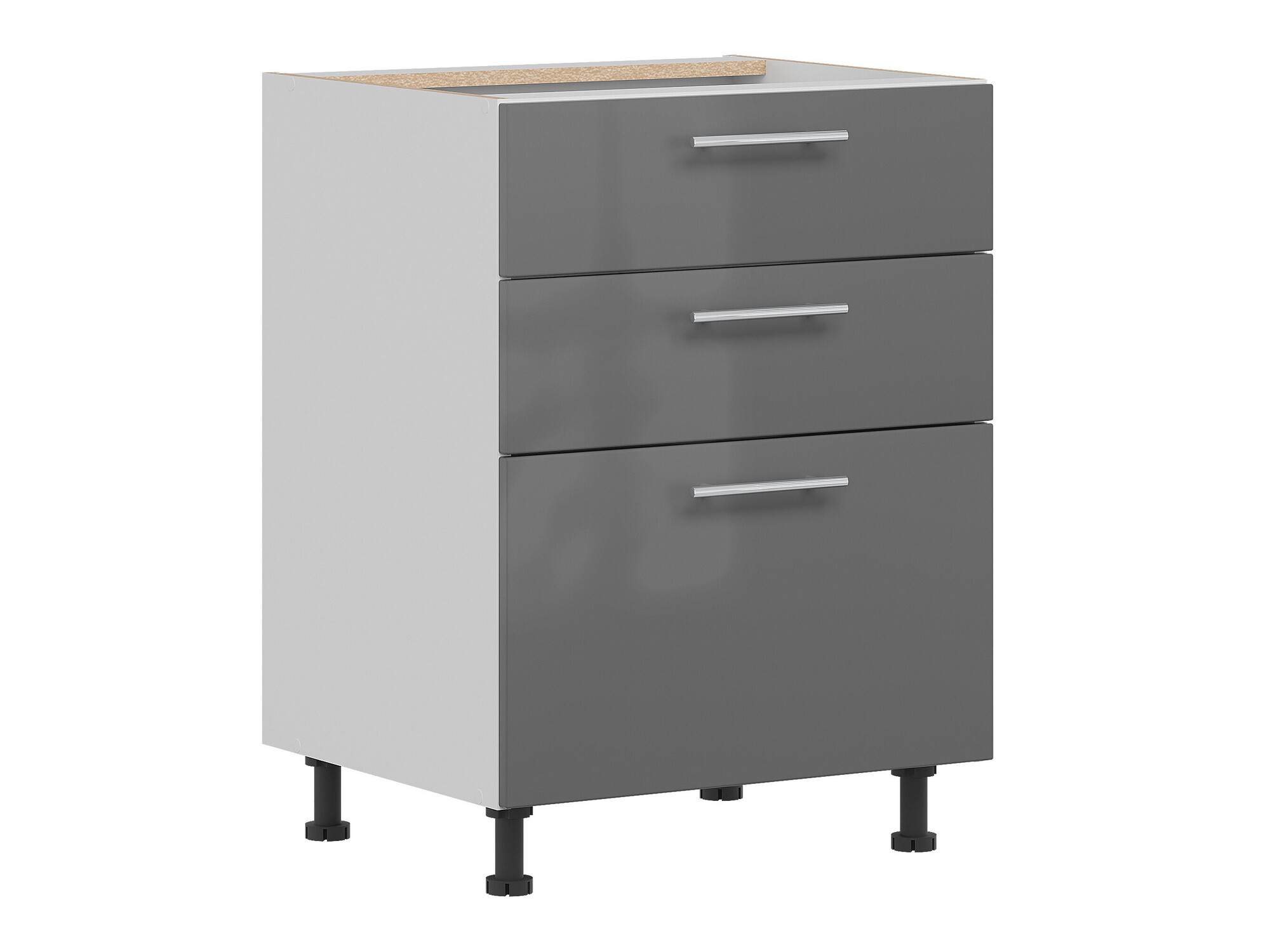 Sahtlitega moodulkapp Tiffa Grey 142